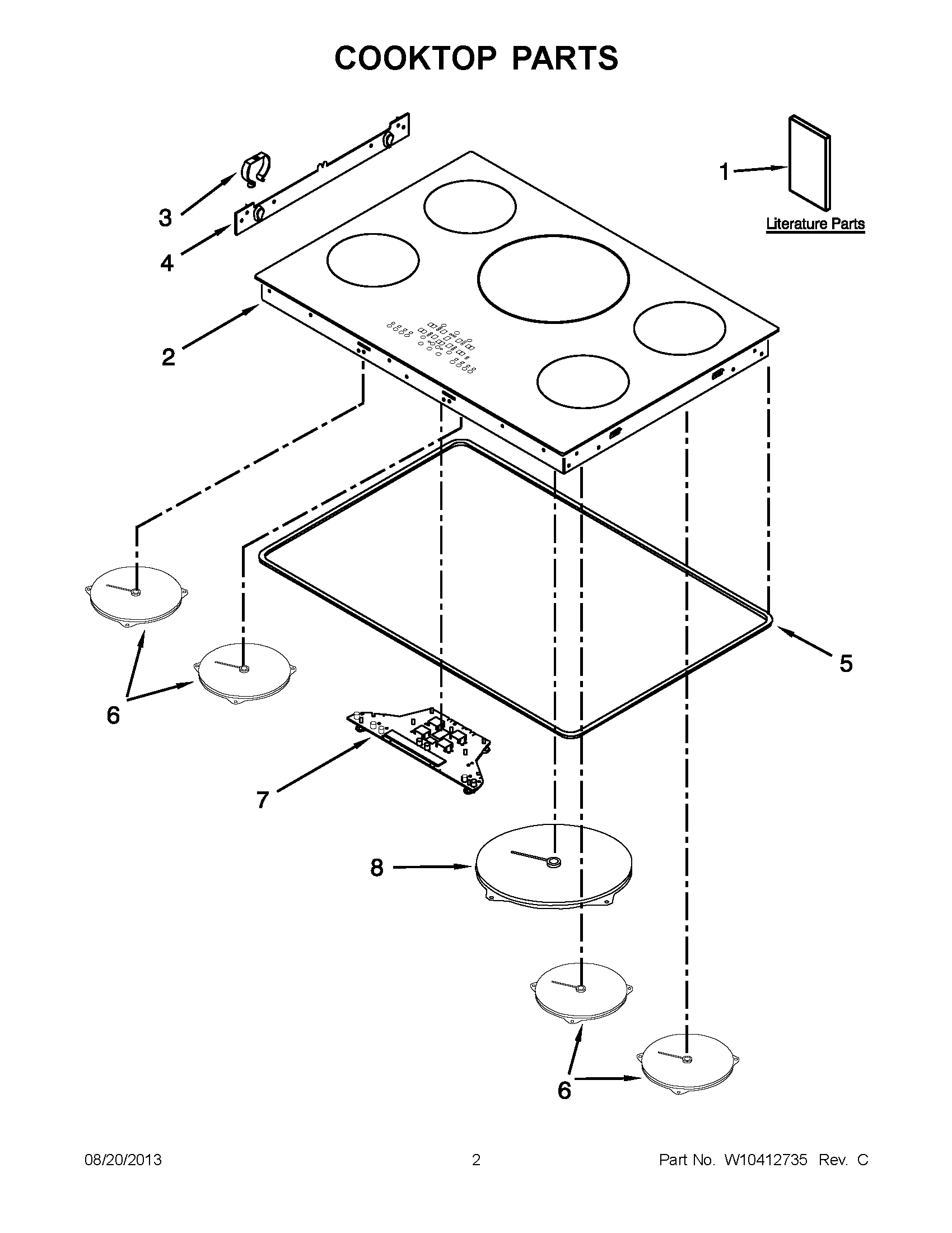 02 - COOKTOP PARTS