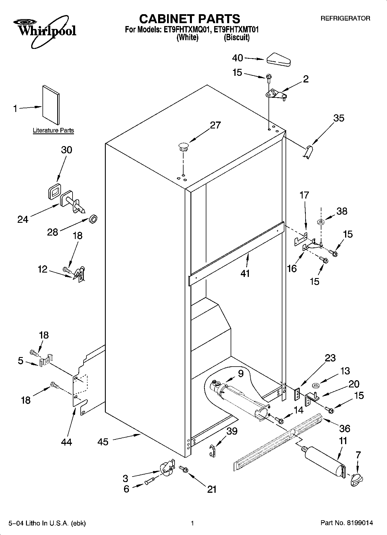 01 - CABINET PARTS