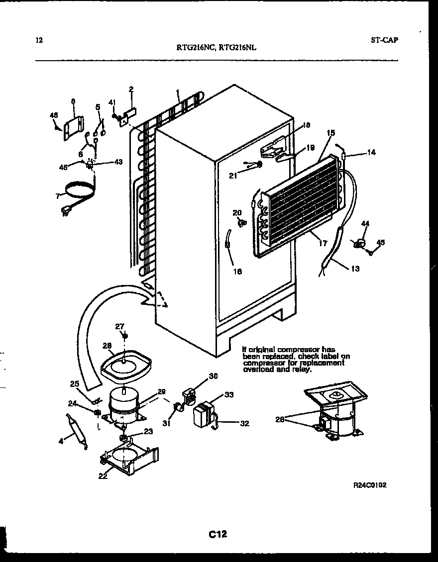 07 - SYSTEM AND AUTOMATIC DEFROST PARTS