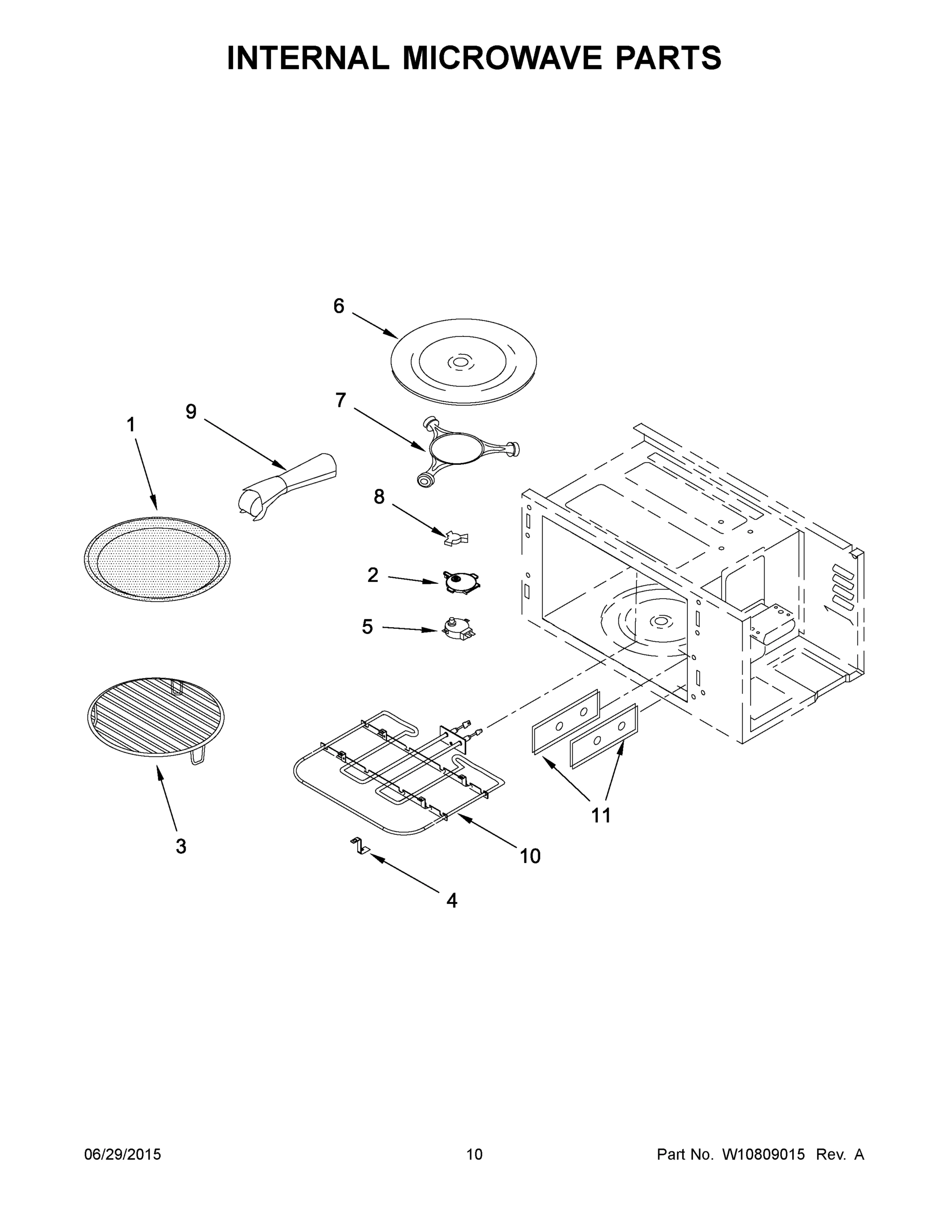 06 - INTERNAL MICROWAVE PARTS