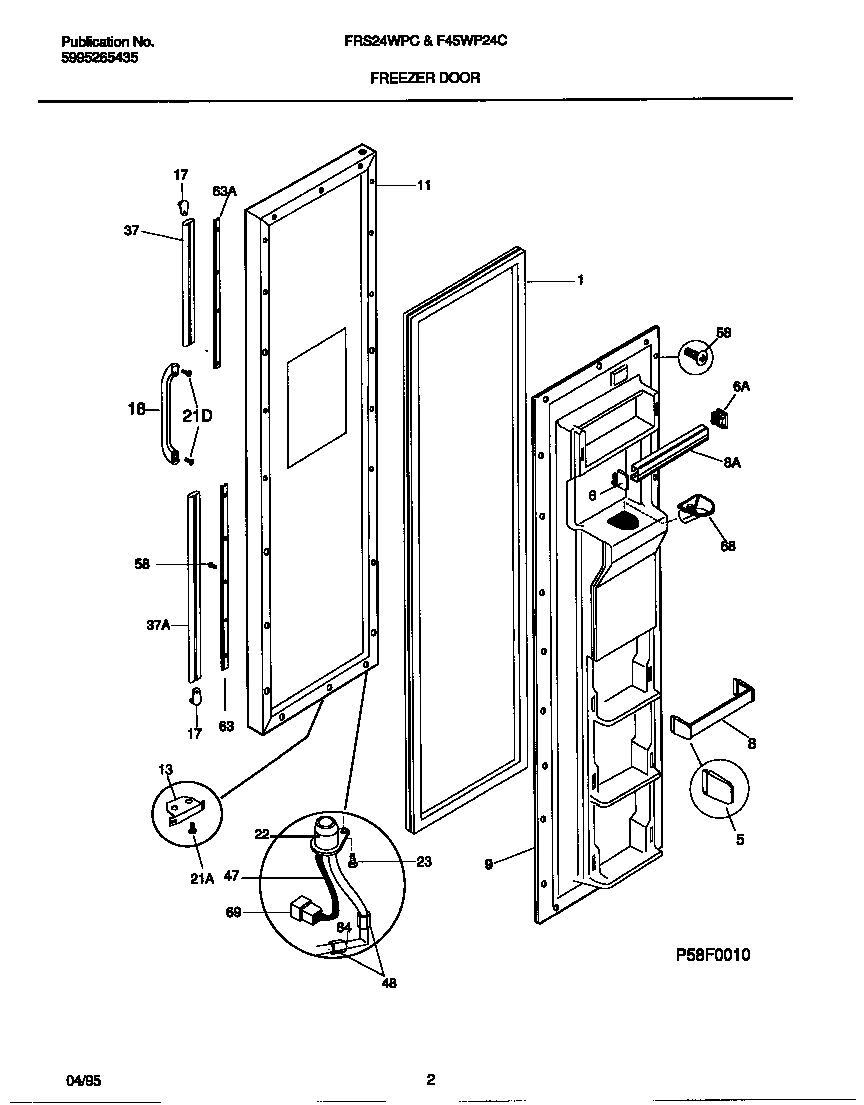 02 - FREEZER DOOR