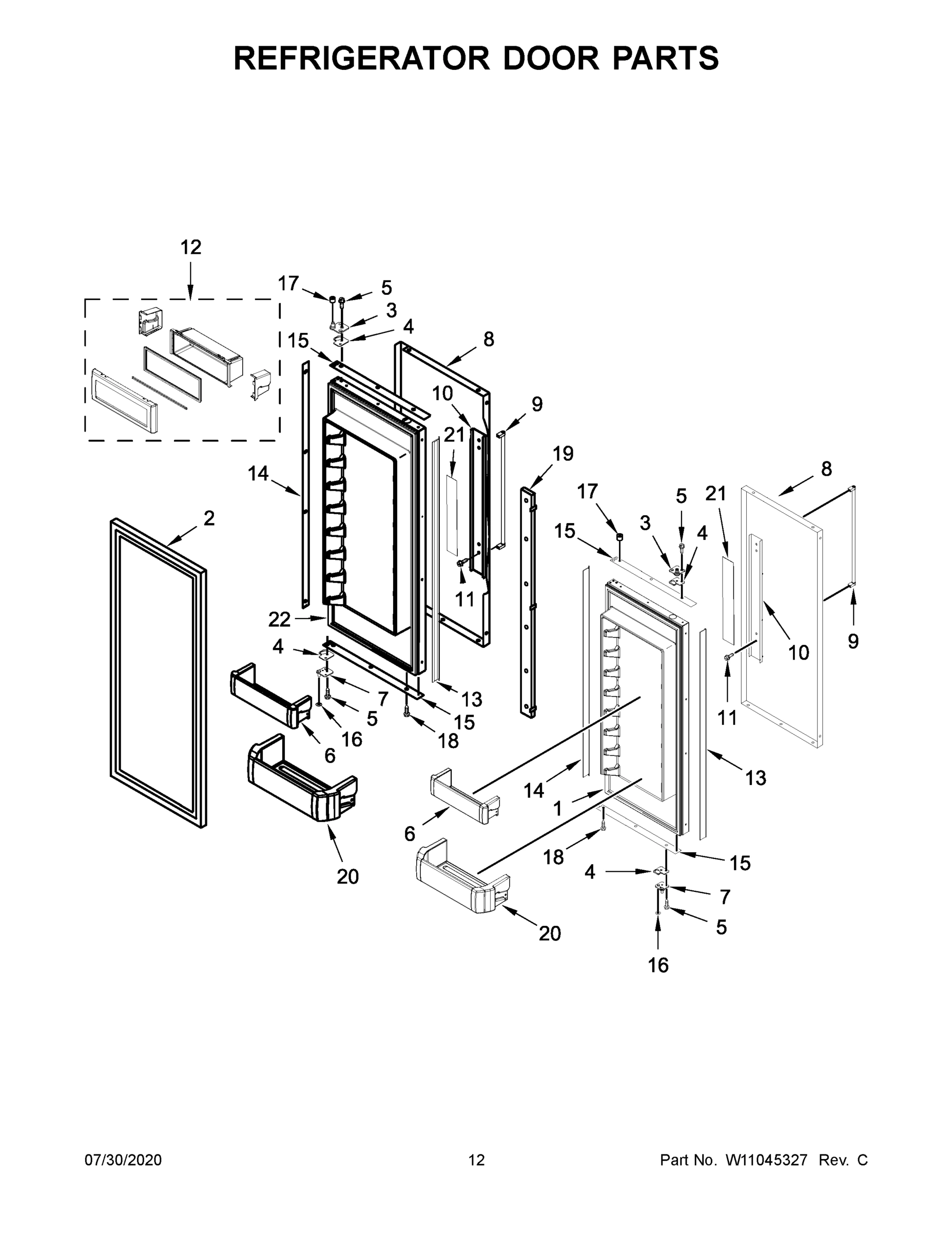 07 - REFRIGERATOR DOOR PARTS