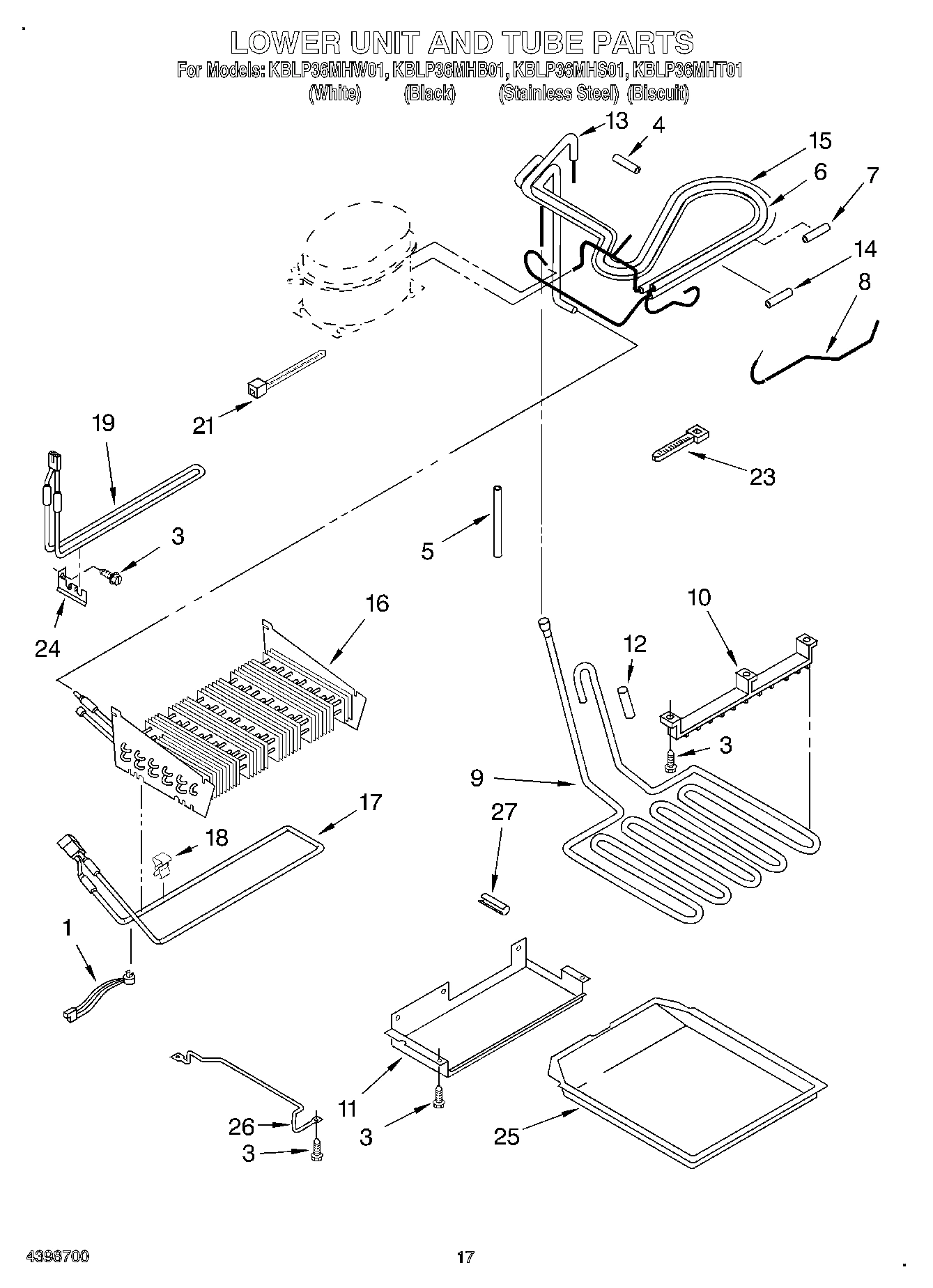 10 - LOWER UNIT AND TUBE