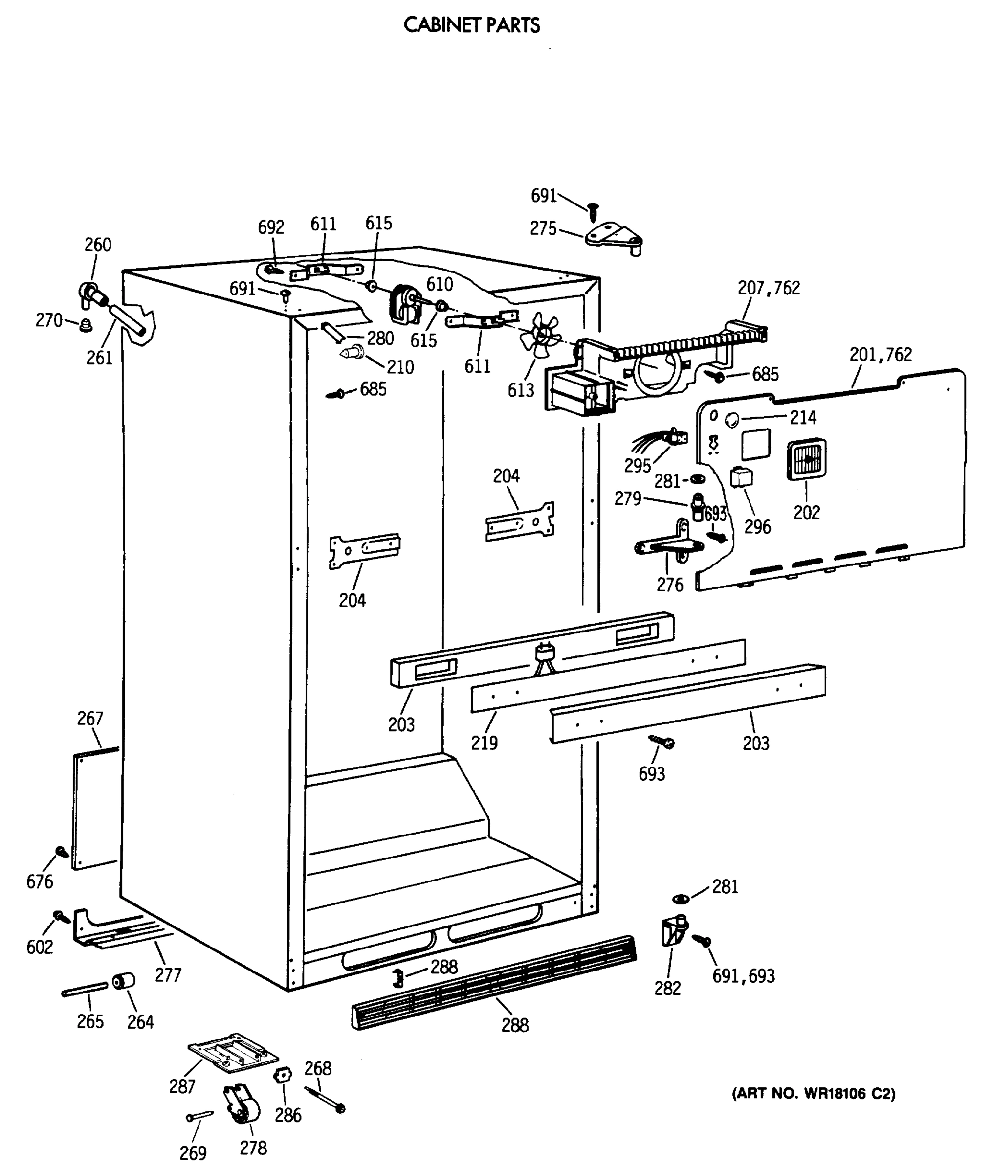 CABINET PARTS