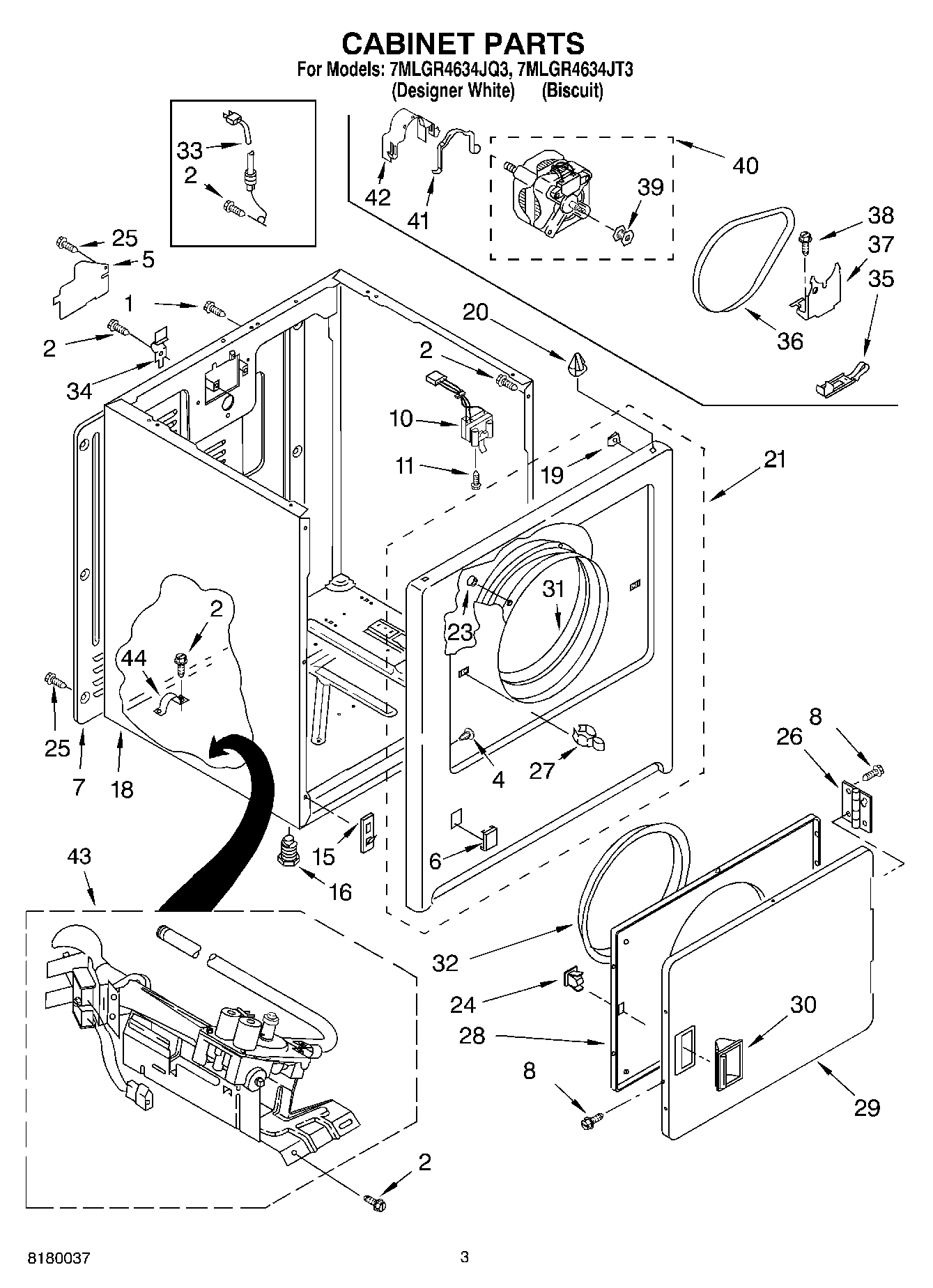 02 - CABINET PARTS