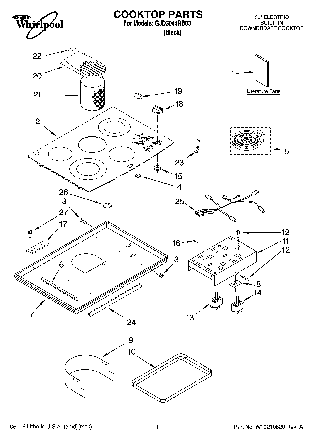 01 - COOKTOP PARTS
