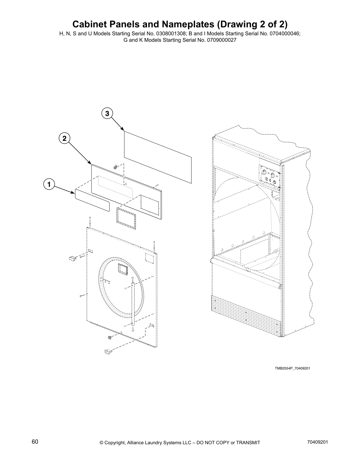 Cabinet Panels and Nameplates (Drawing 2 of 2)