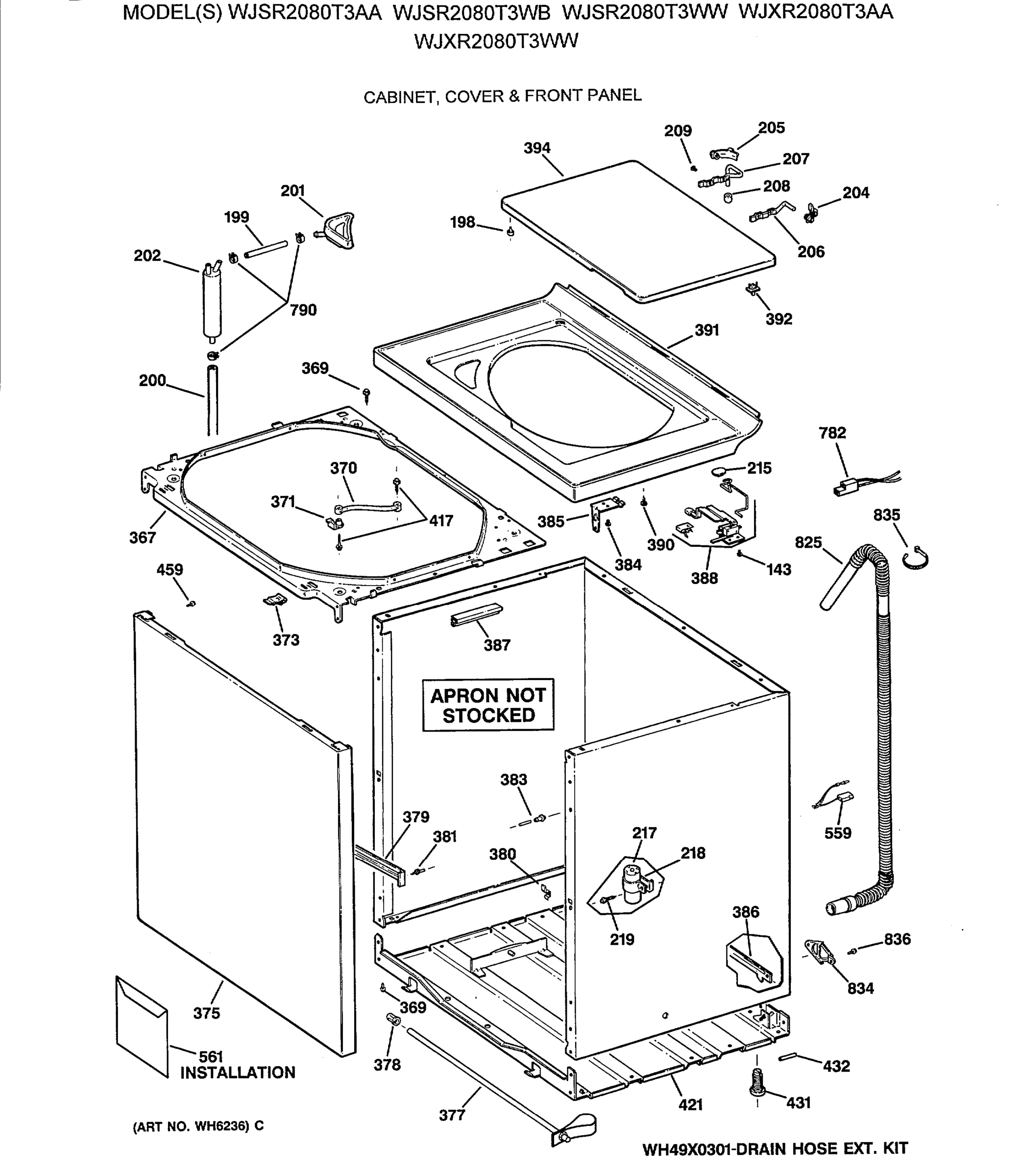 CABINET, COVER & FRONT PANEL