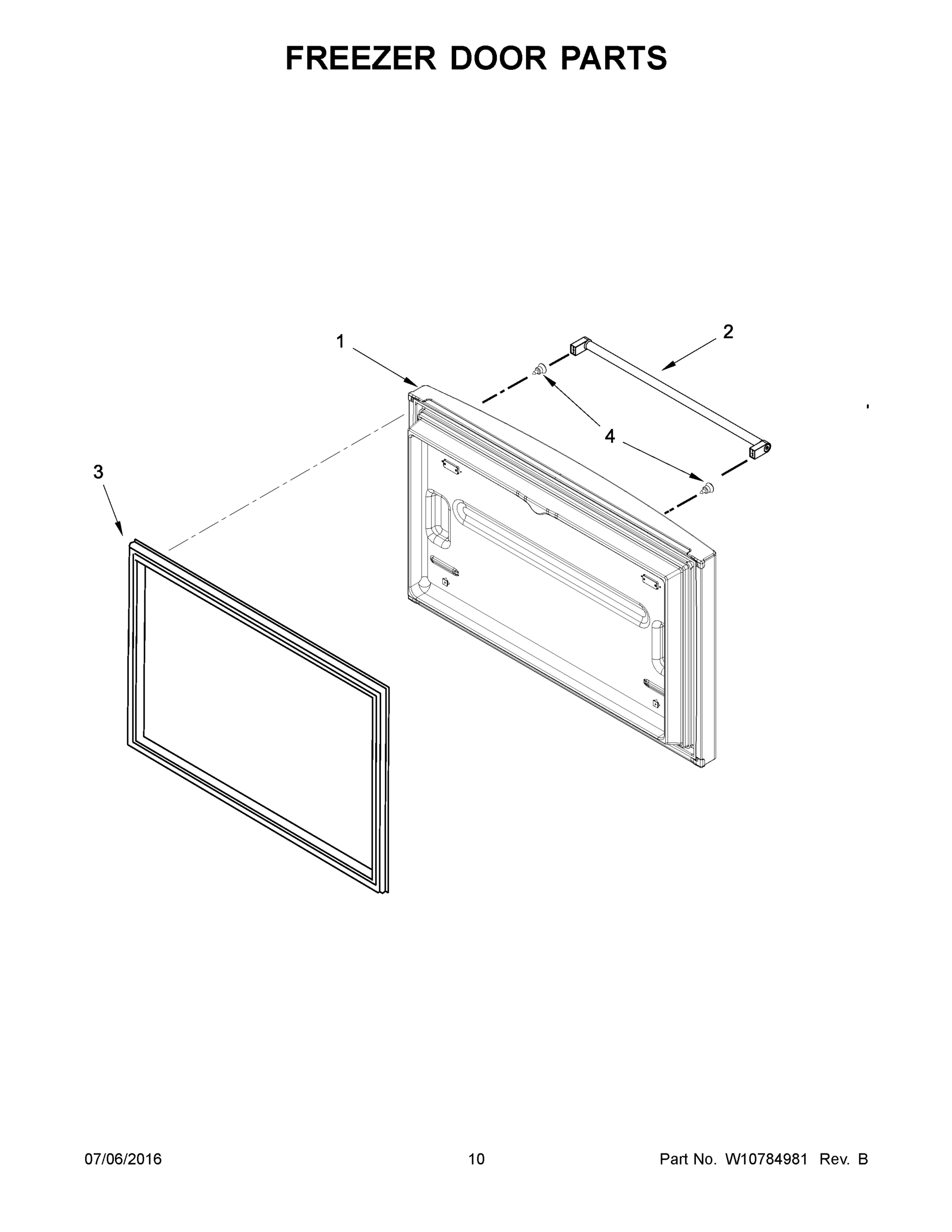 06 - FREEZER DOOR PARTS