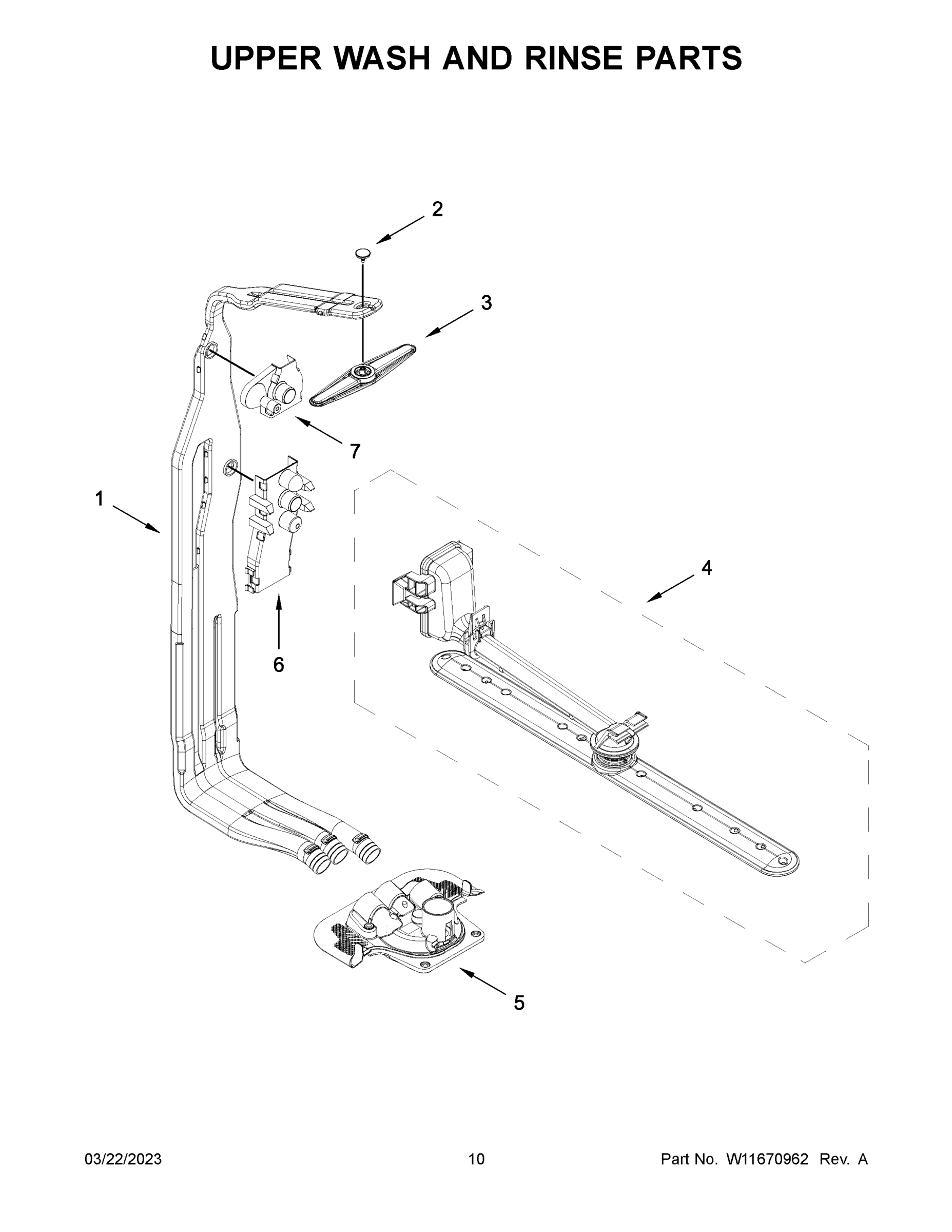 06 - UPPER WASH AND RINSE PARTS