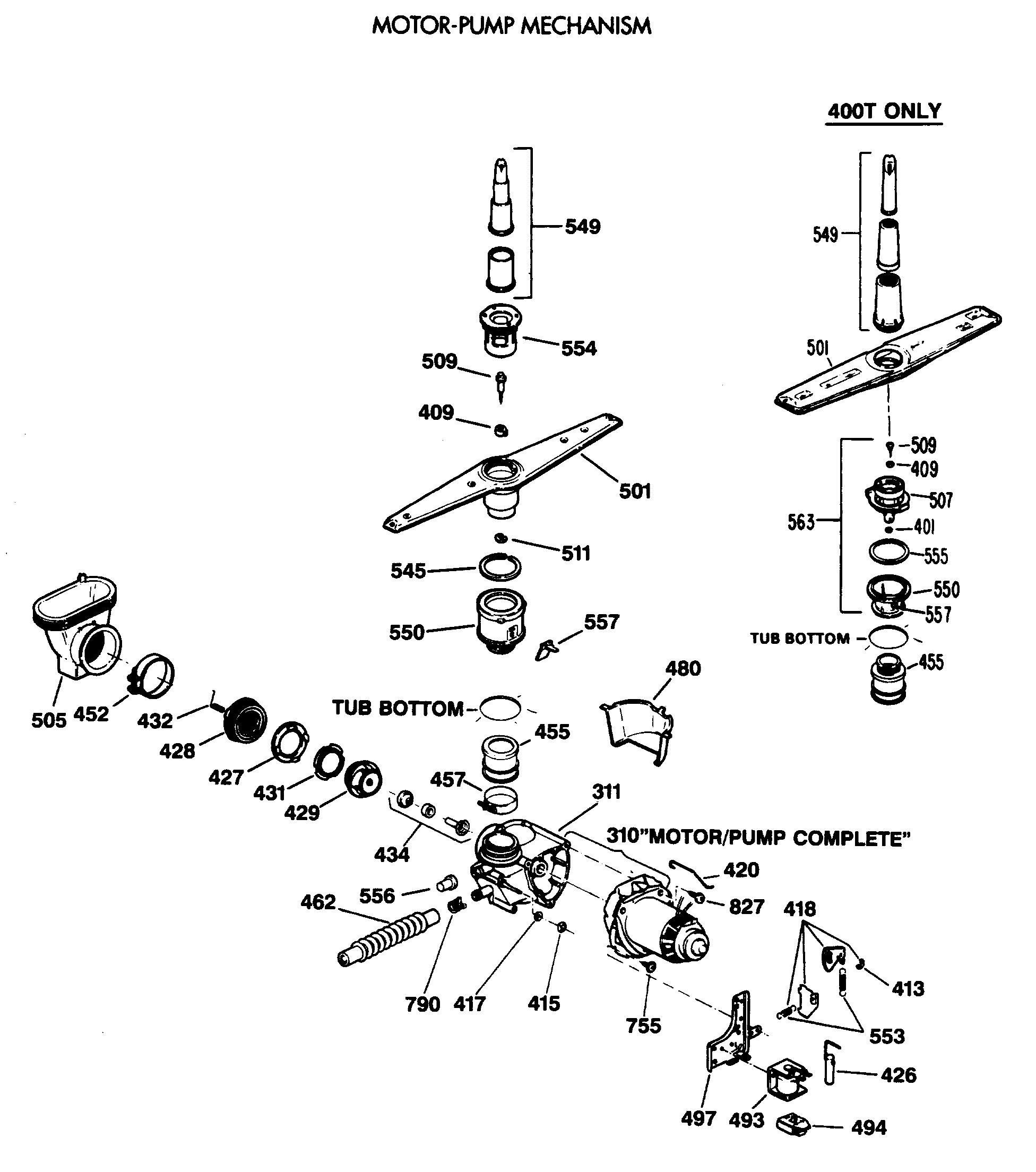 MOTOR-PUMP MECHANISM