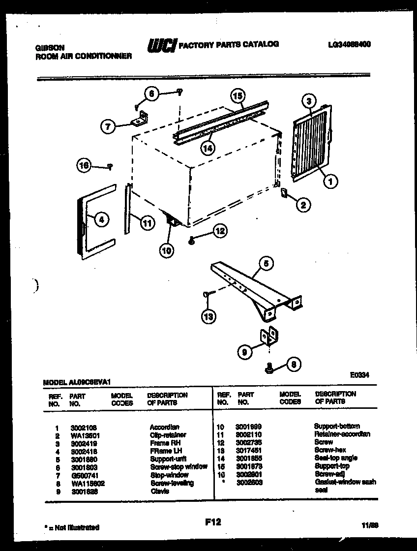 06 - CABINET AND INSTALLATION PARTS
