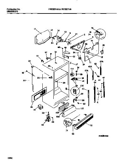 03 - CABINET W/ FAN ASSEMBLY