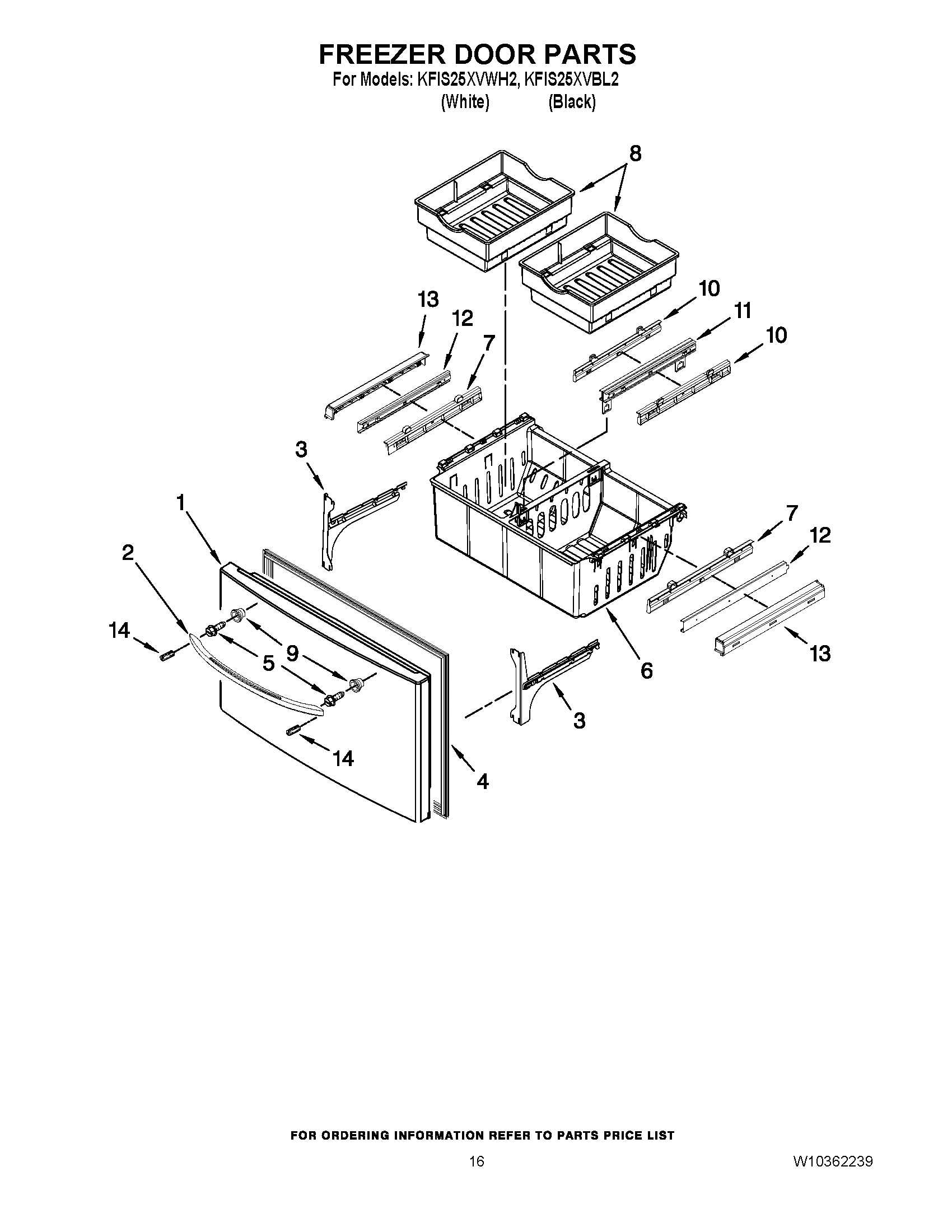 09 - FREEZER DOOR PARTS