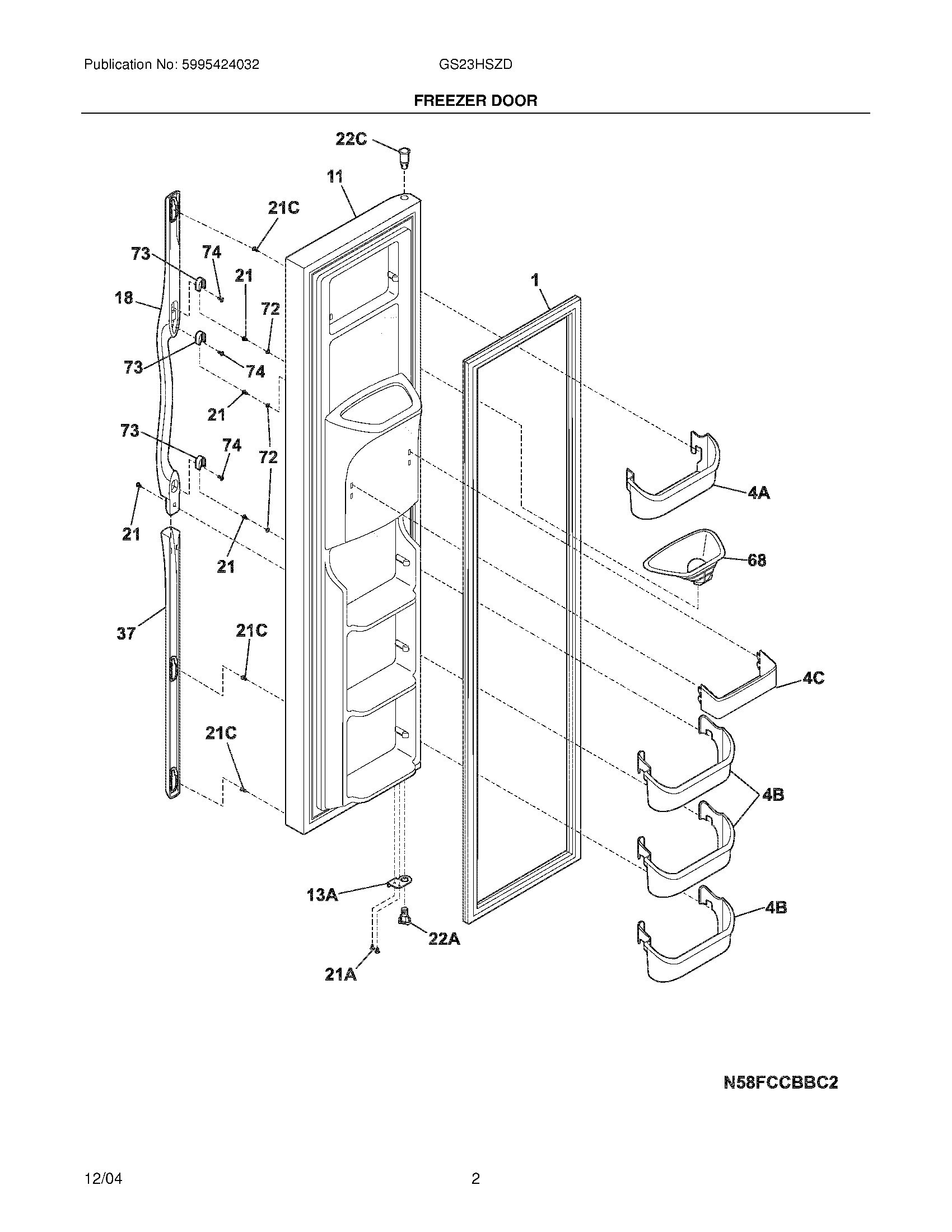 03 - FREEZER DOOR