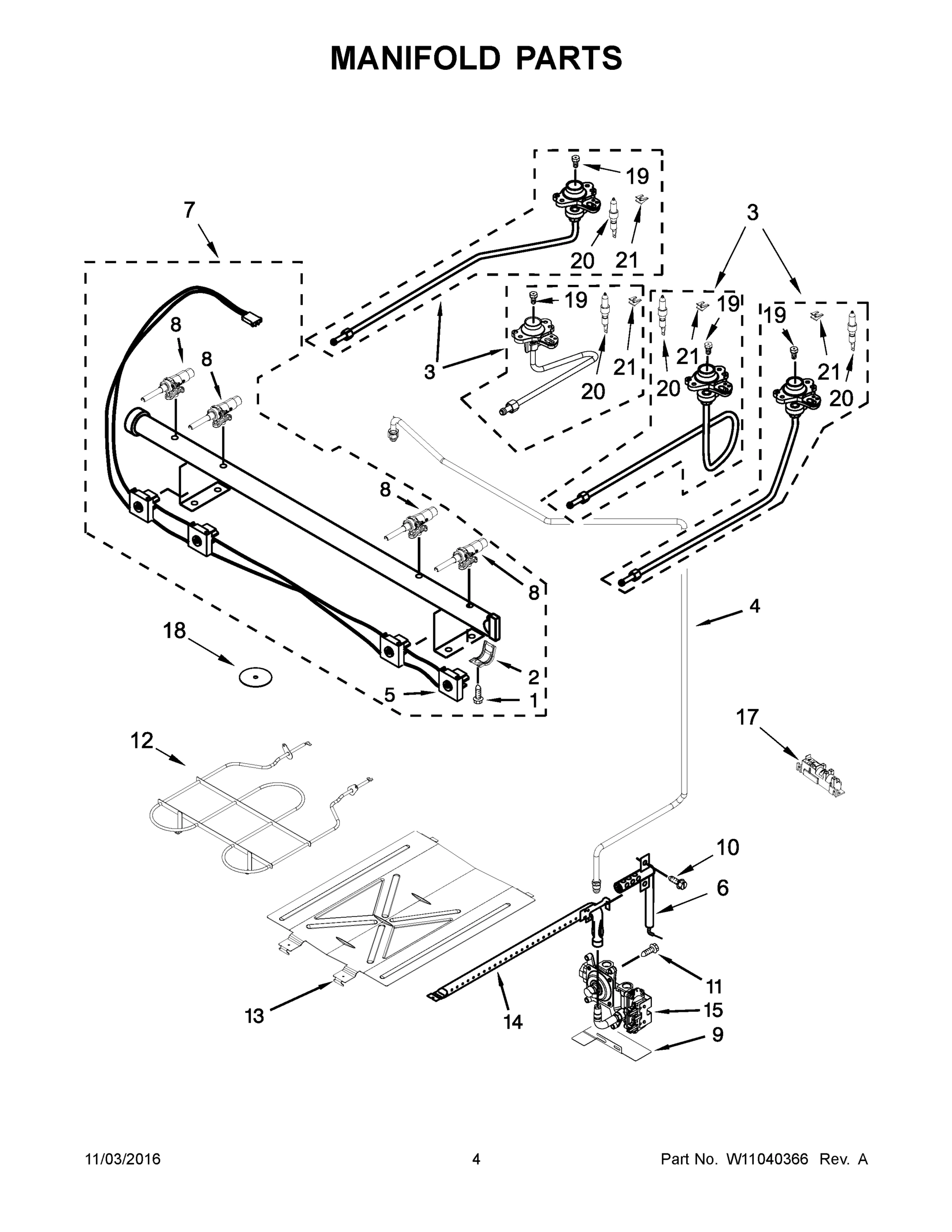 03 - MANIFOLD PARTS