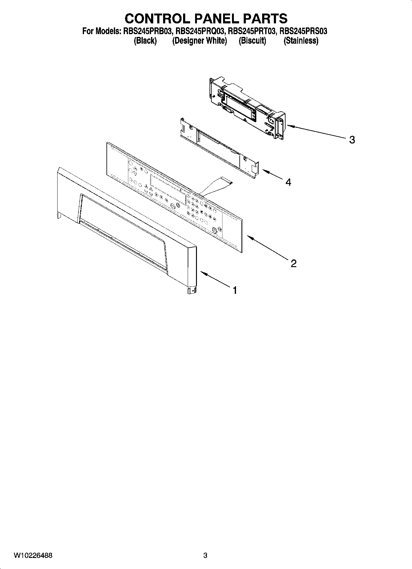 02 - CONTROL PANEL PARTS