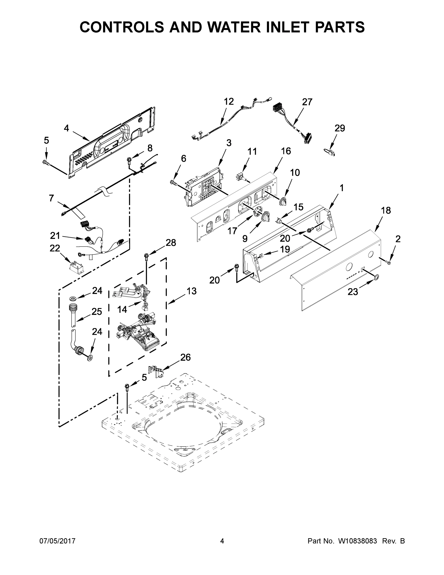 03 - CONTROLS AND WATER INLET PARTS