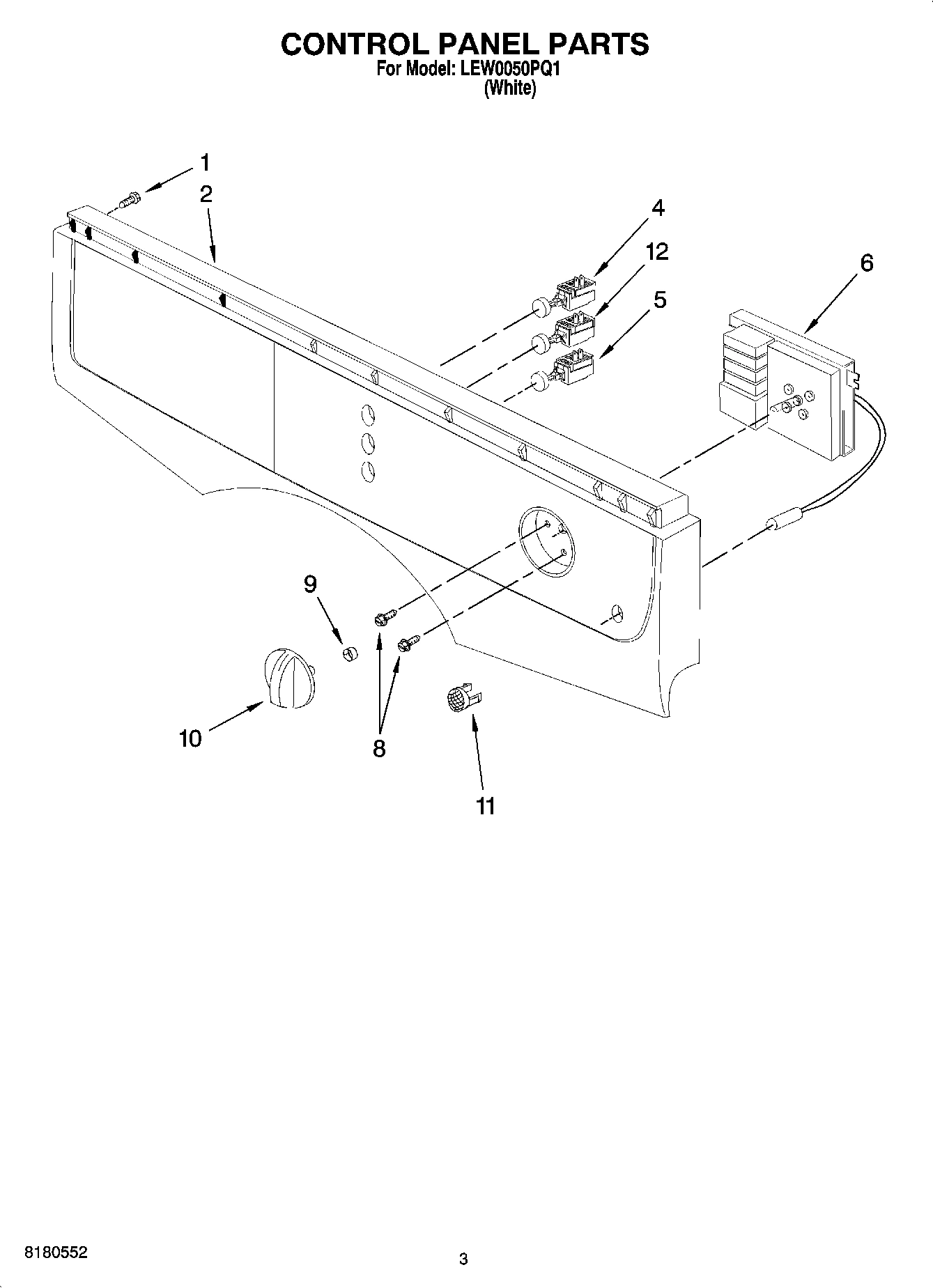 02 - CONTROL PANEL PARTS