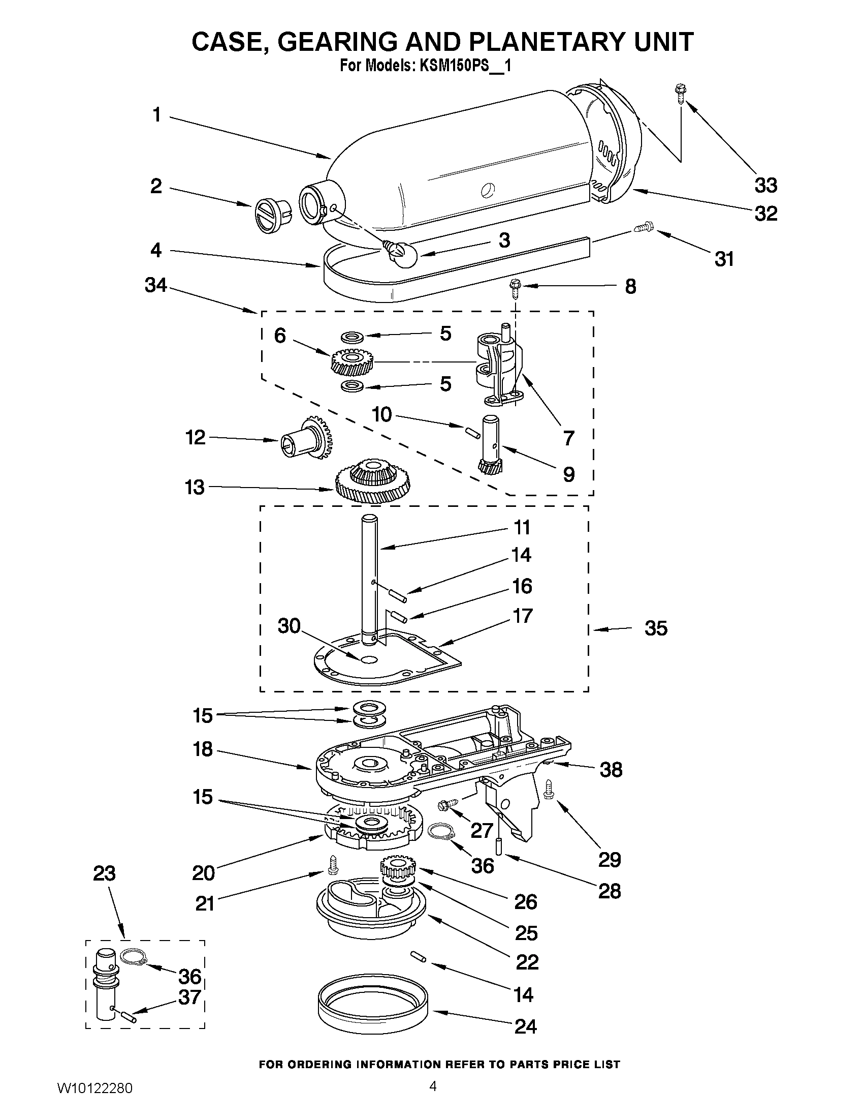 03 - CASE, GEARING AND PLANETARY UNIT