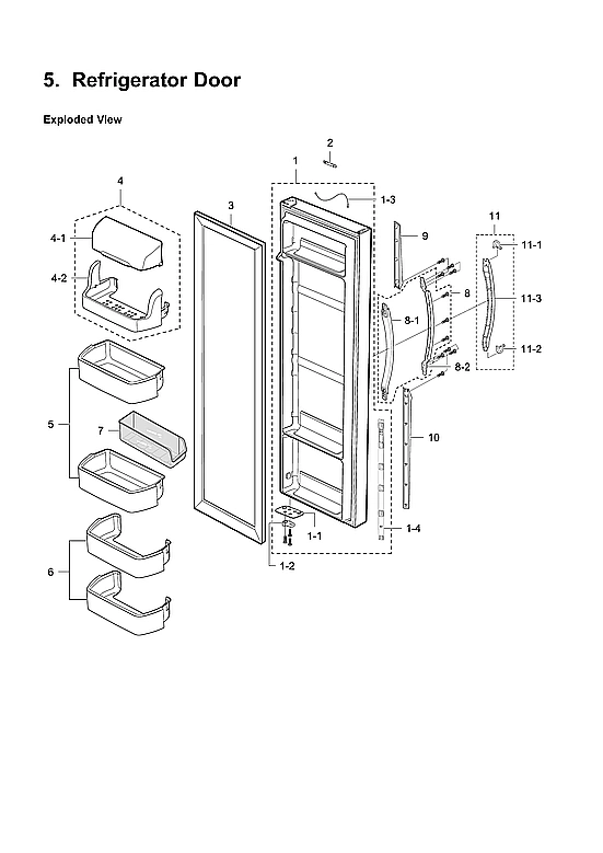 Refrigerator Door Parts