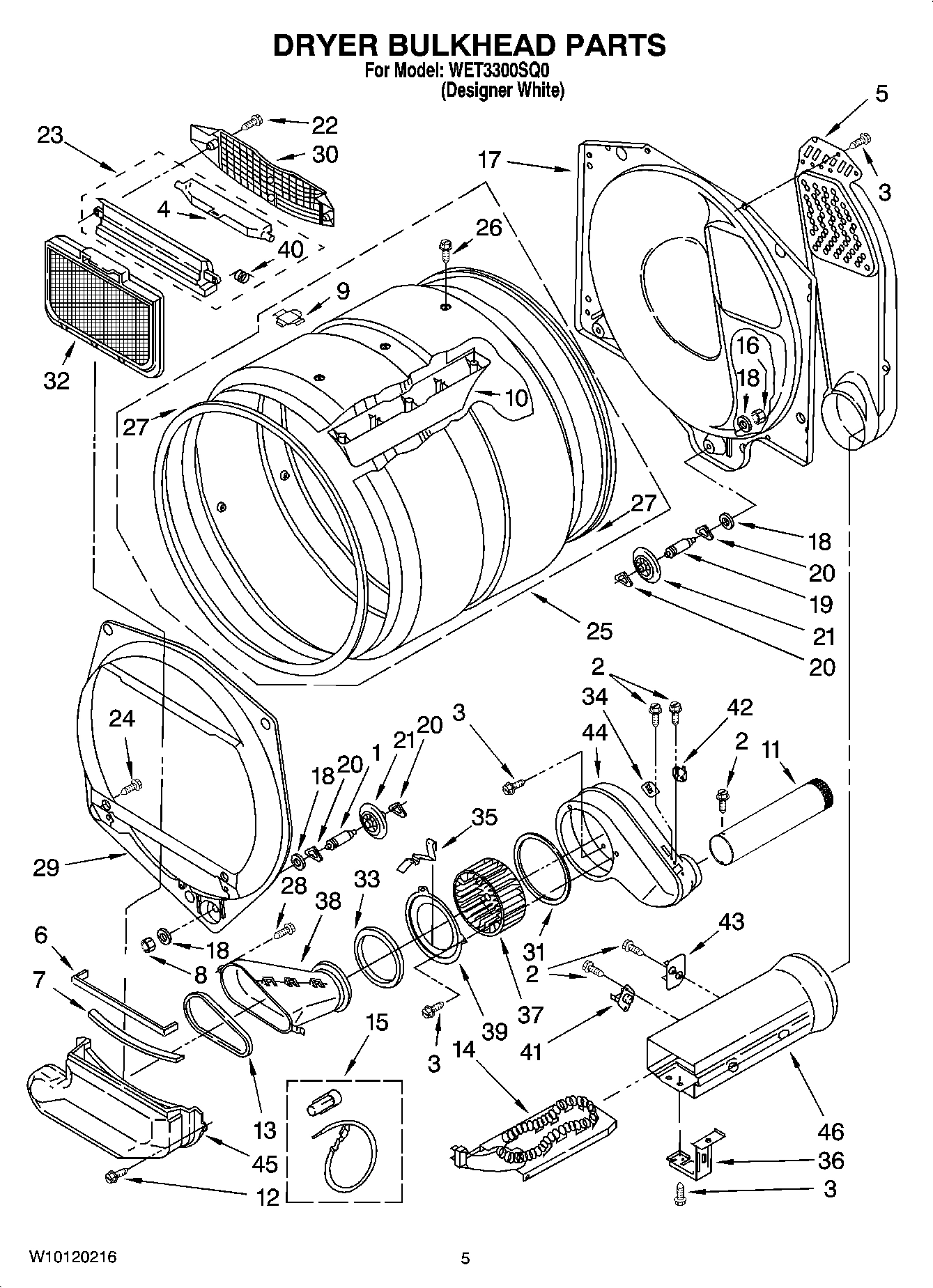 04 - DRYER BULKHEAD PARTS
