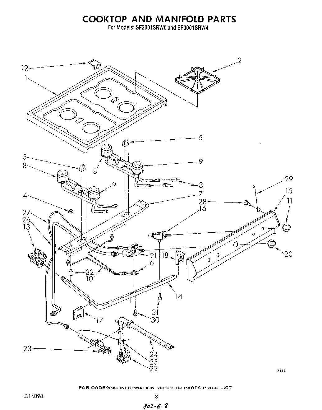 06 - COOKTOP AND MANIFOLD , LITERATURE AND OPTIONAL