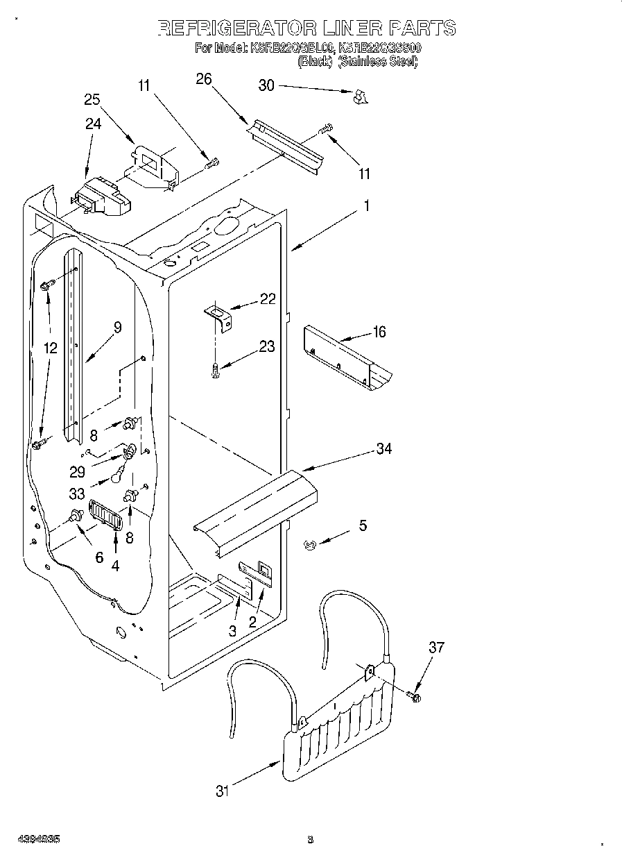 02 - REFRIGERATOR LINER