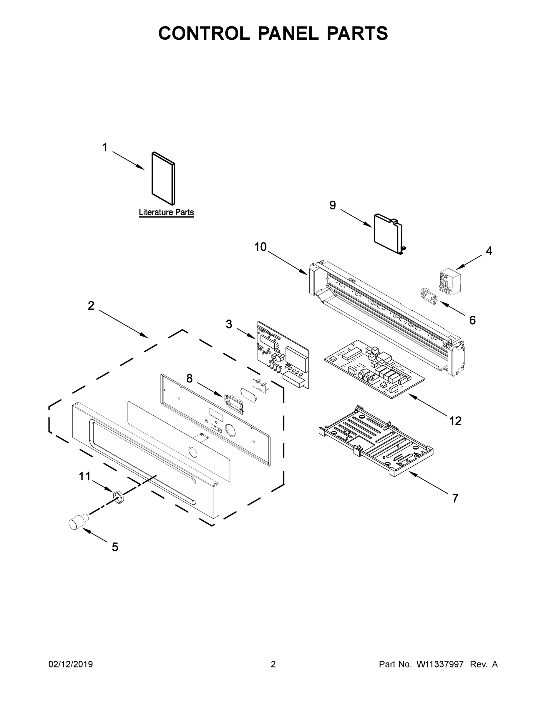 02 - CONTROL PANEL PARTS