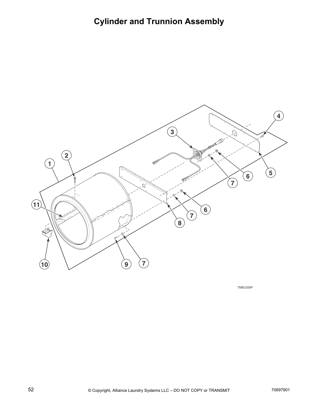 Cylinder and Trunnion Assembly