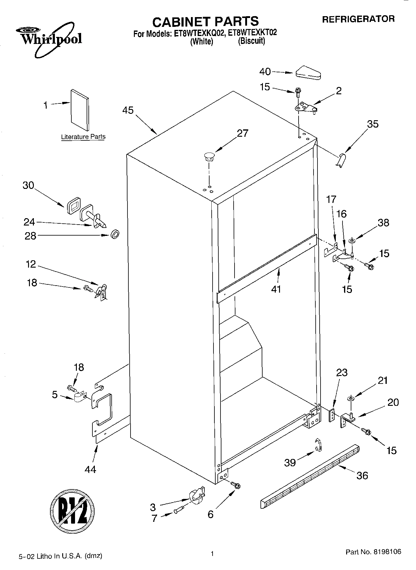 01 - CABINET, LITERATURE