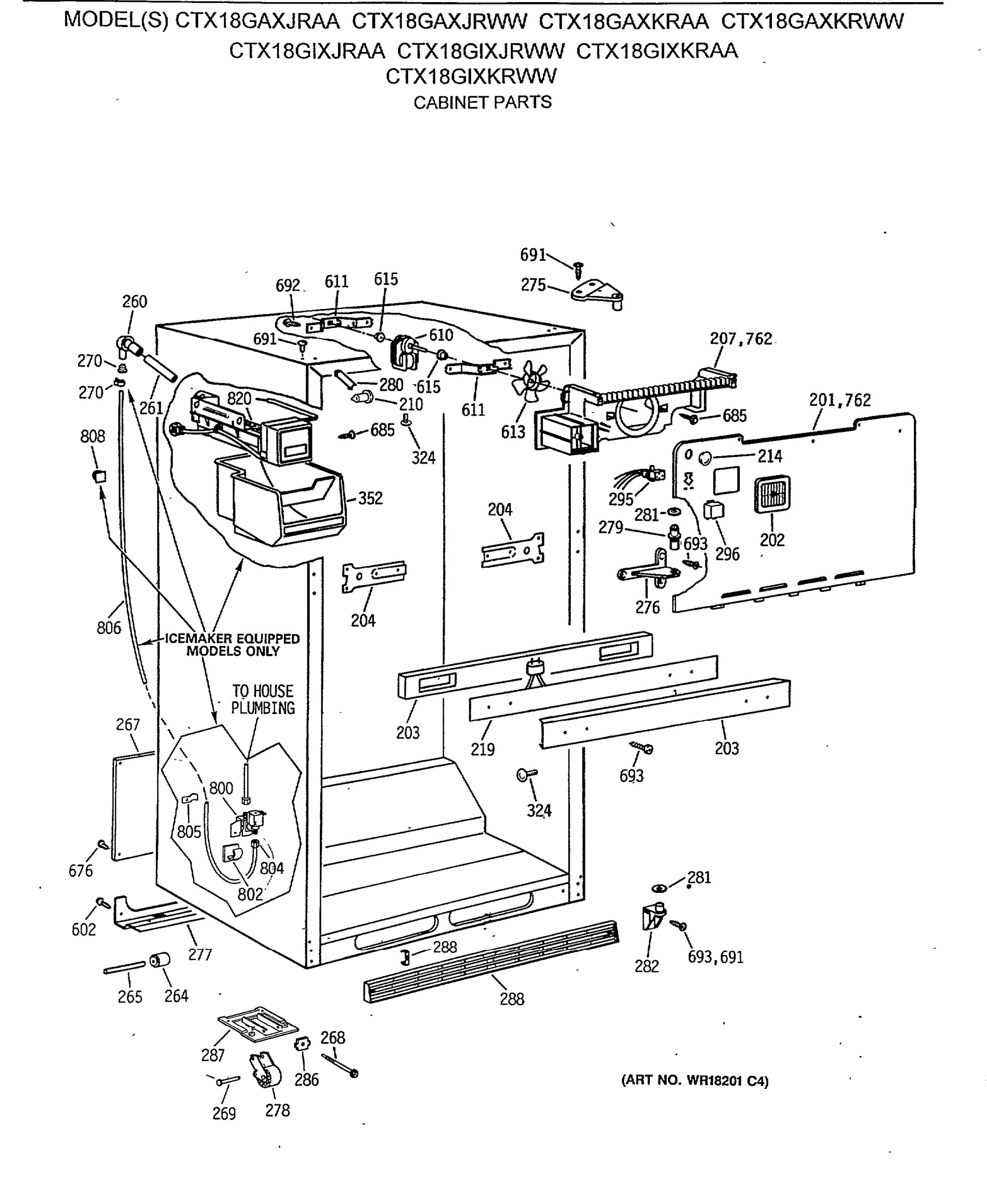 CABINET PARTS