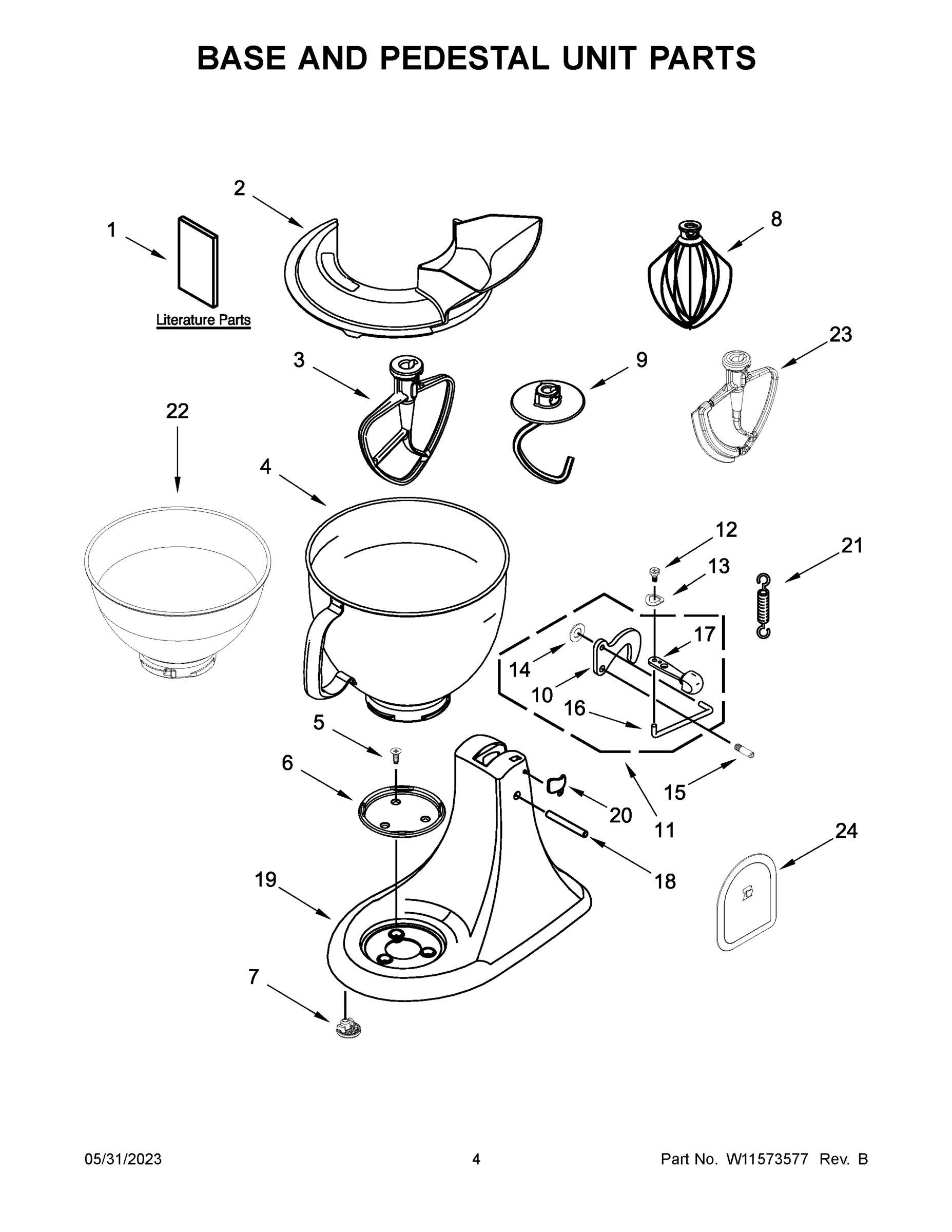 03 - BASE AND PEDESTAL UNIT PARTS