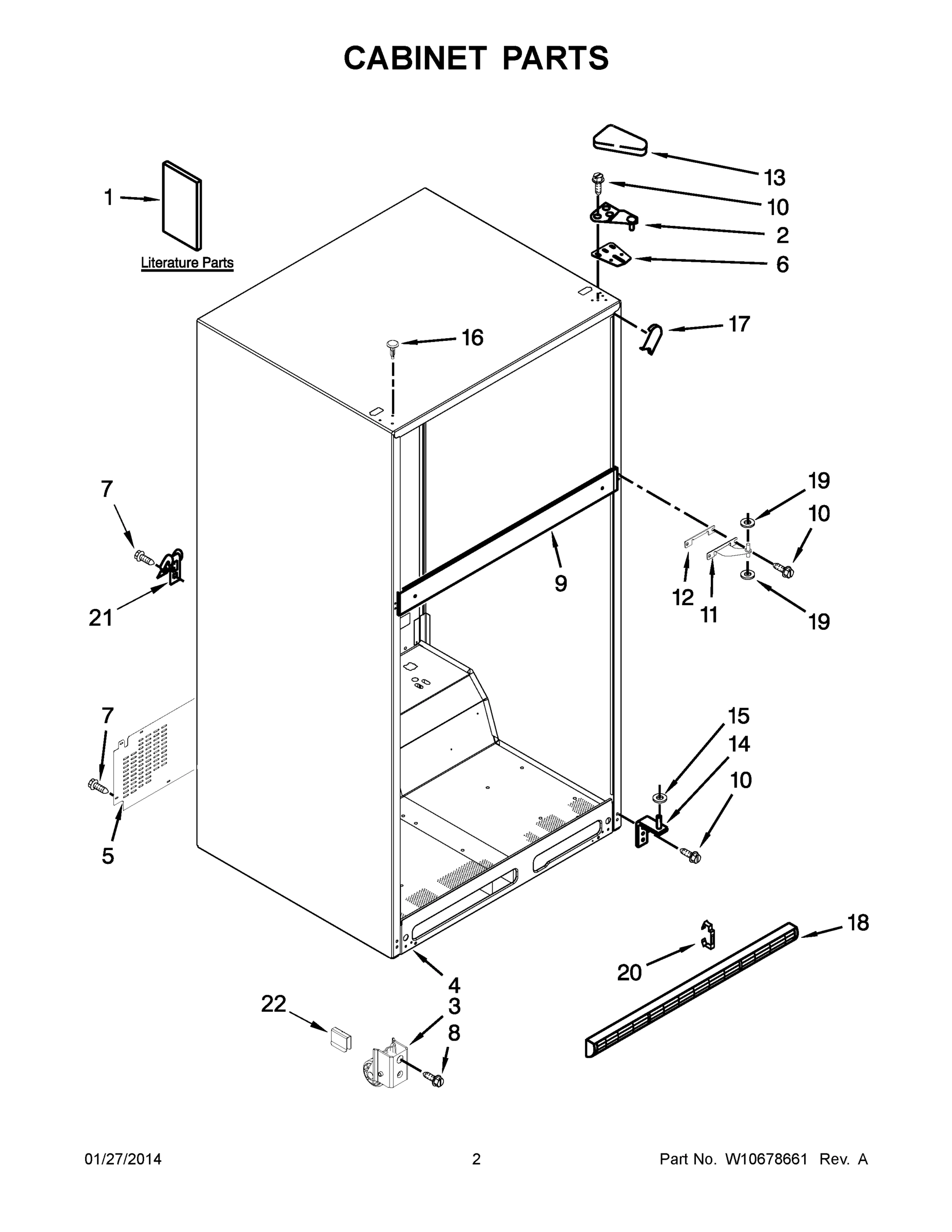 02 - CABINET PARTS