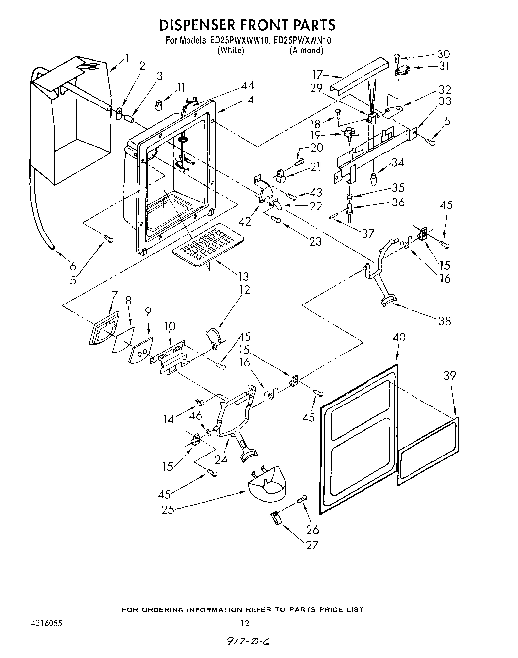 09 - DISPENSER FRONT