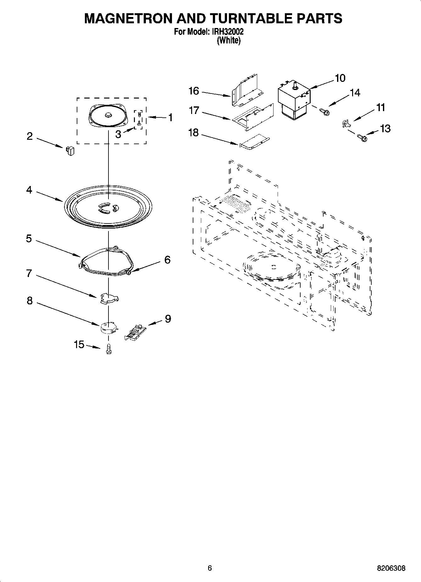 05 - MAGNETRON AND TURNTABLE PARTS
