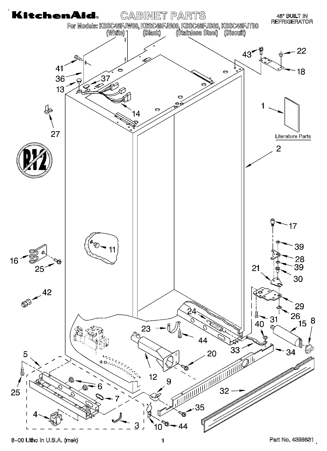 01 - CABINET, LITERATURE