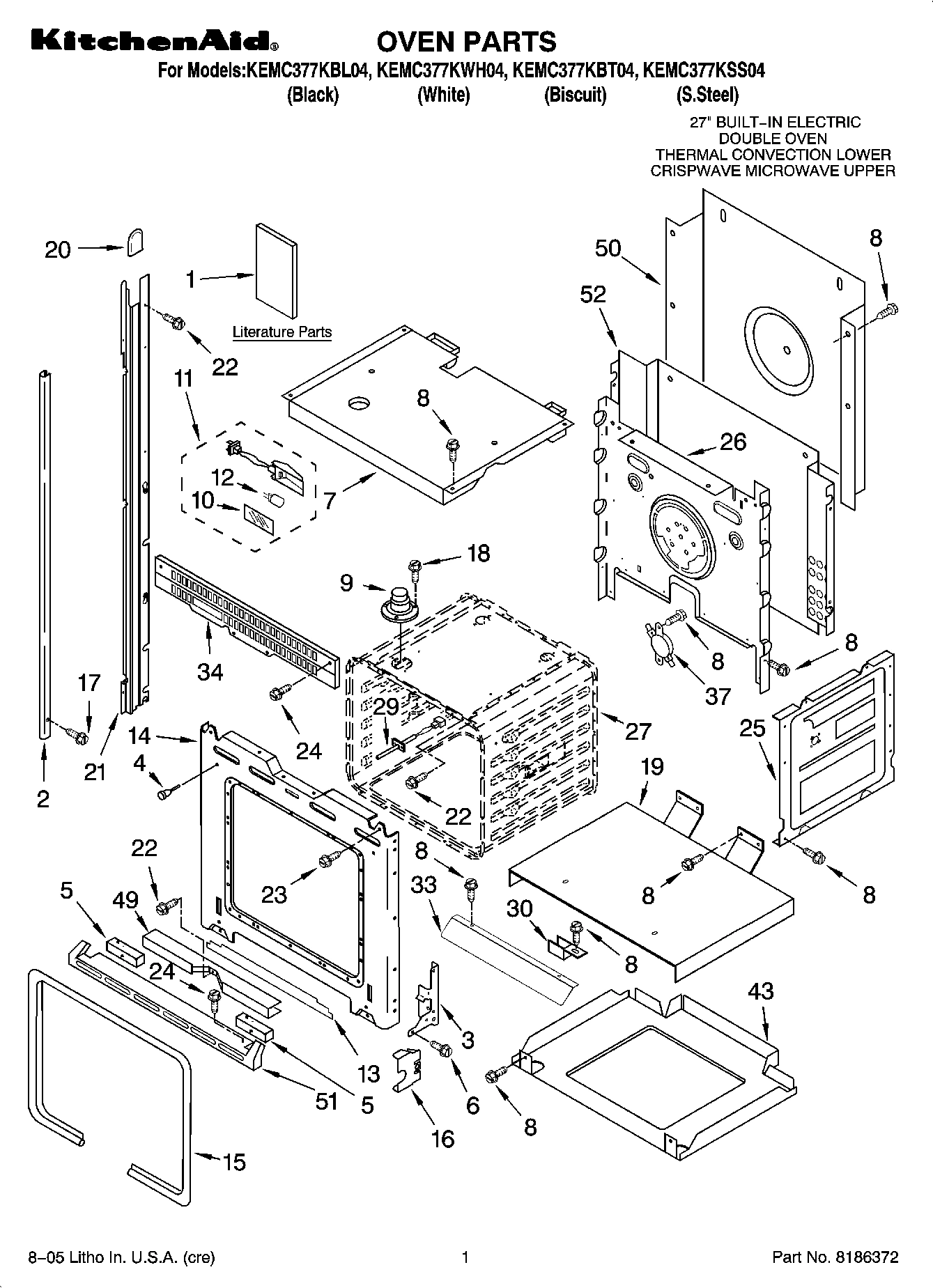 01 - OVEN PARTS