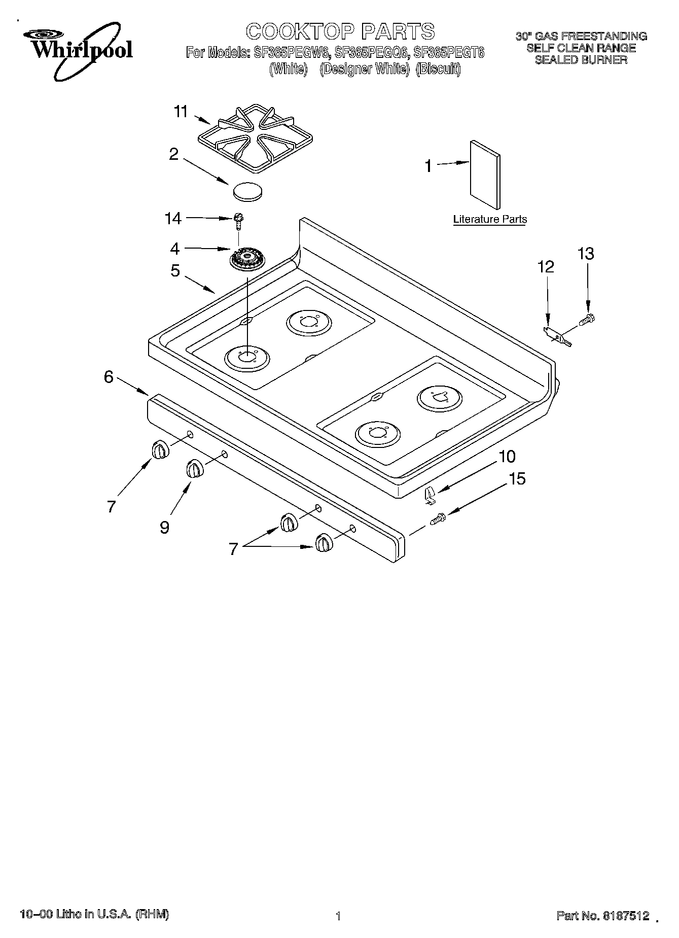 01 - COOKTOP, LITERATURE
