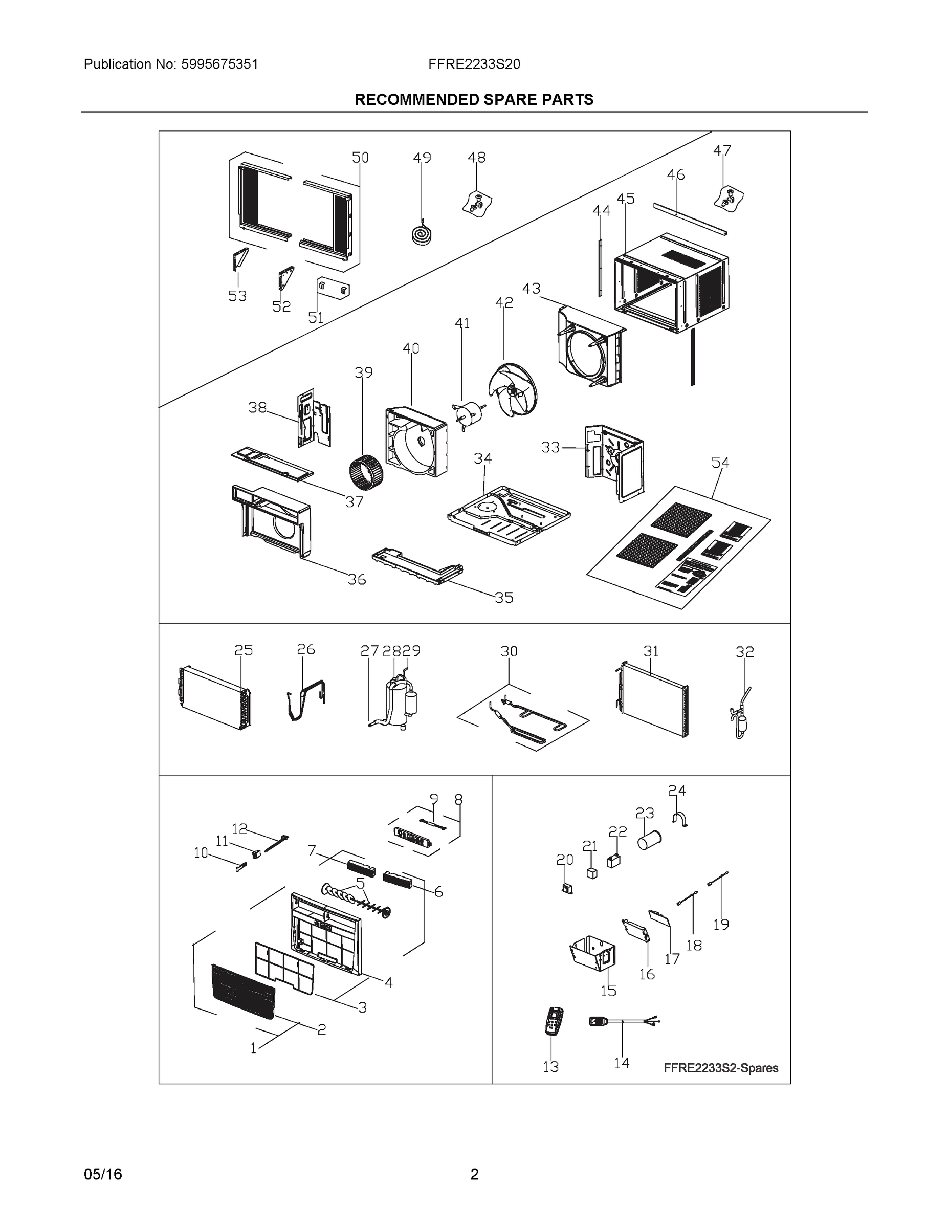02 - RECOMMENDED SPARE PARTS