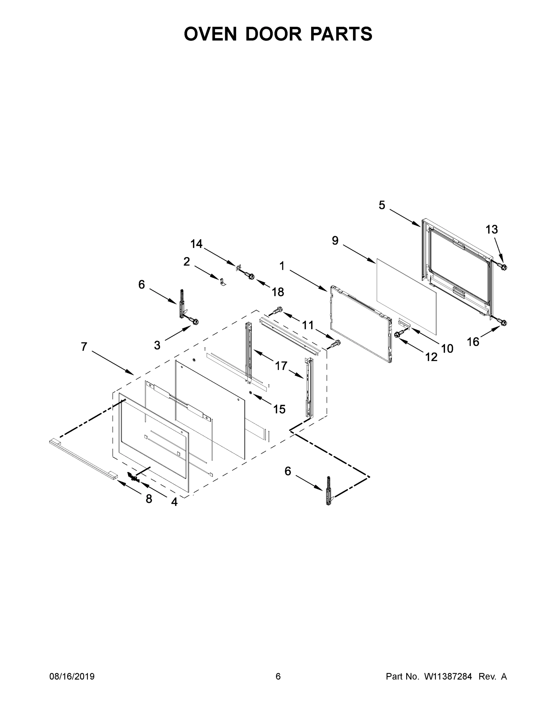 04 - OVEN DOOR PARTS