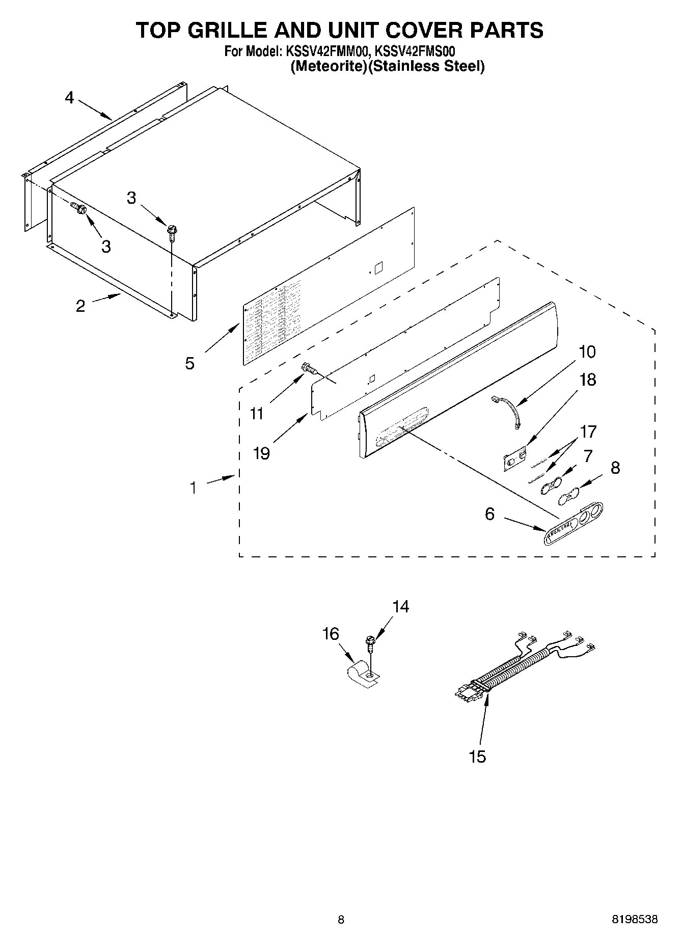 06 - TOP GRILLE AND UNIT COVER PARTS
