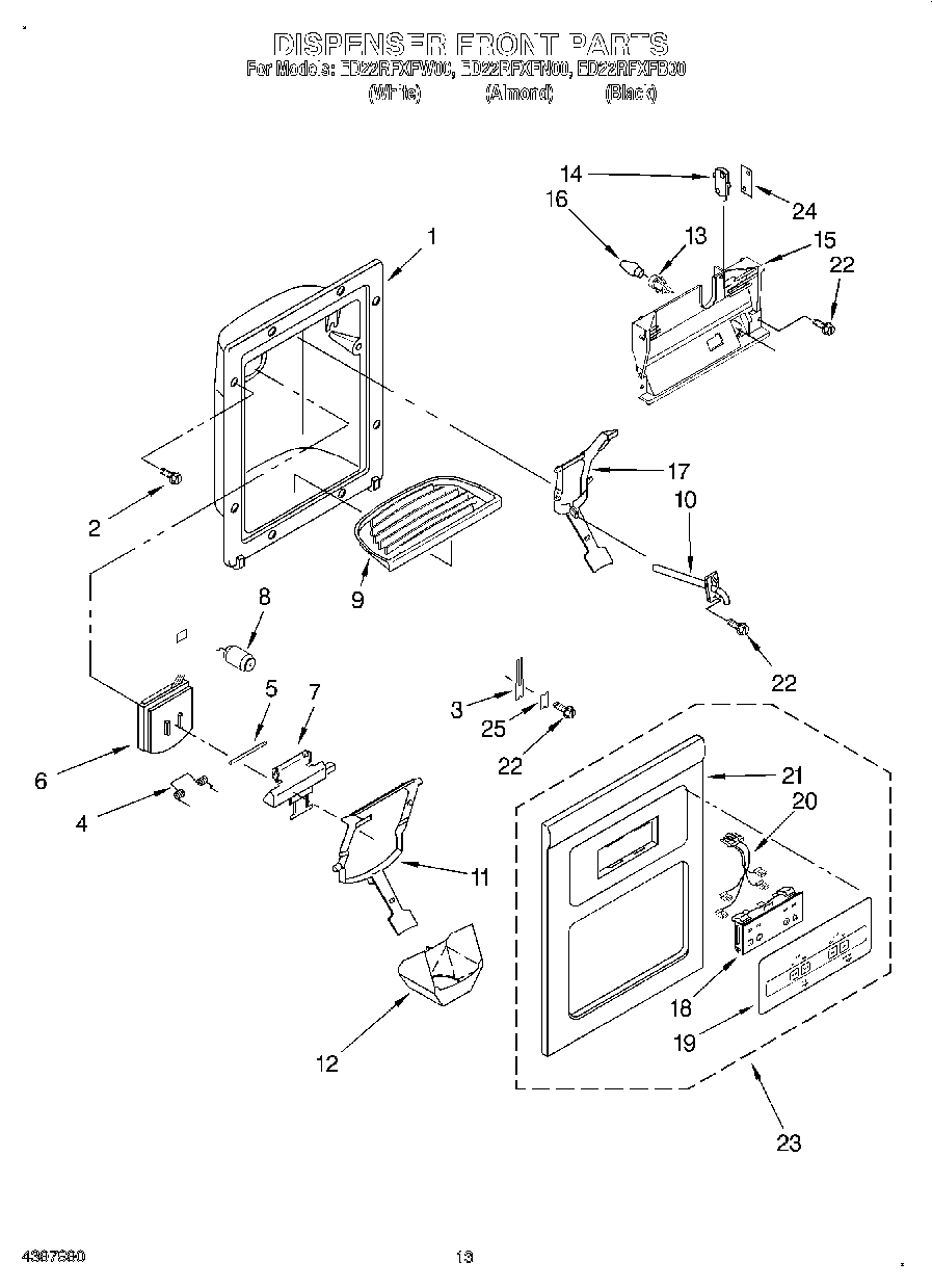 09 - DISPENSER FRONT