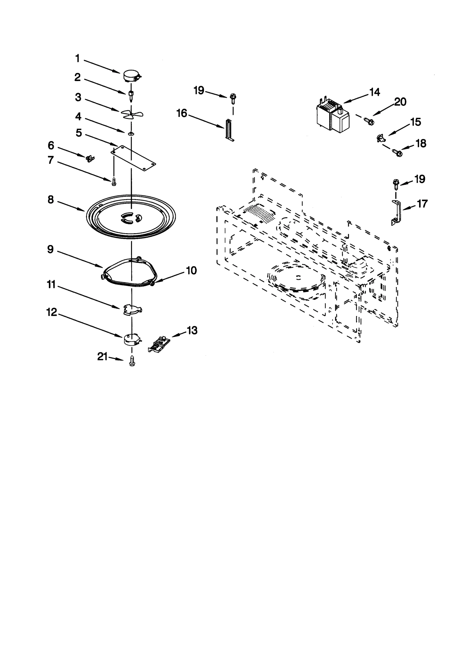 MAGNETRON AND TURNTABLE