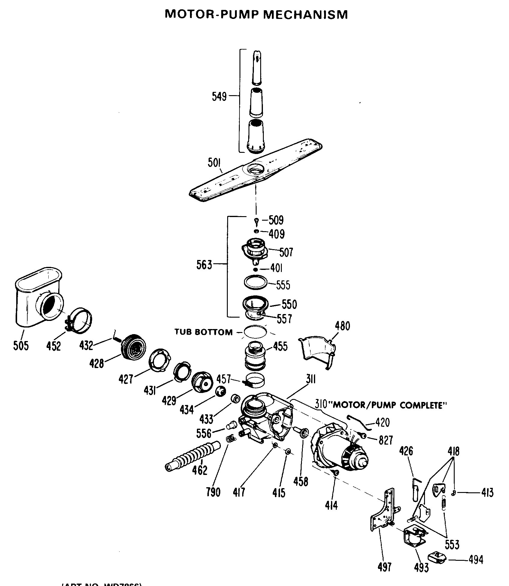 MOTOR-PUMP MECHANISM