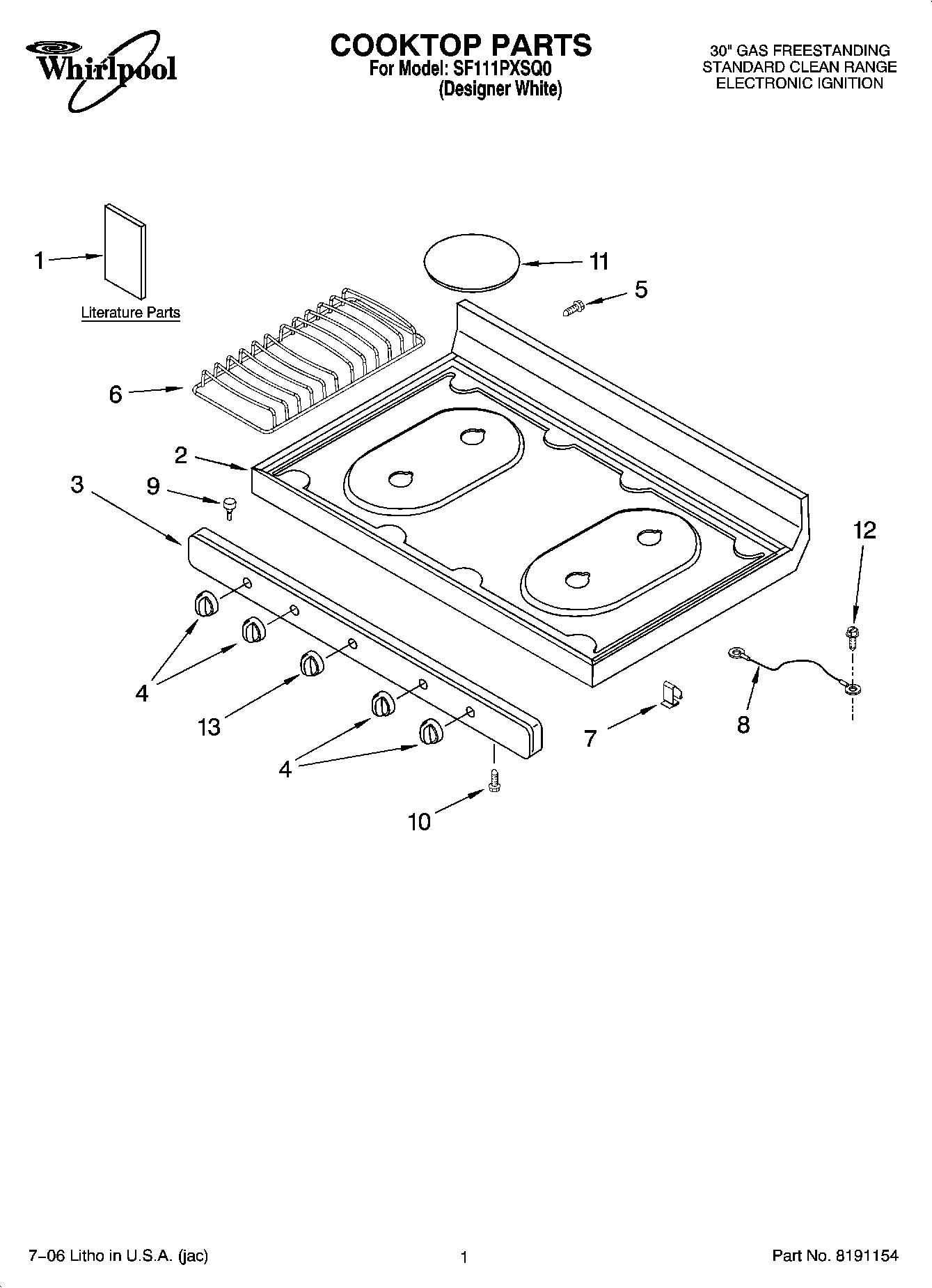 01 - COOKTOP PARTS