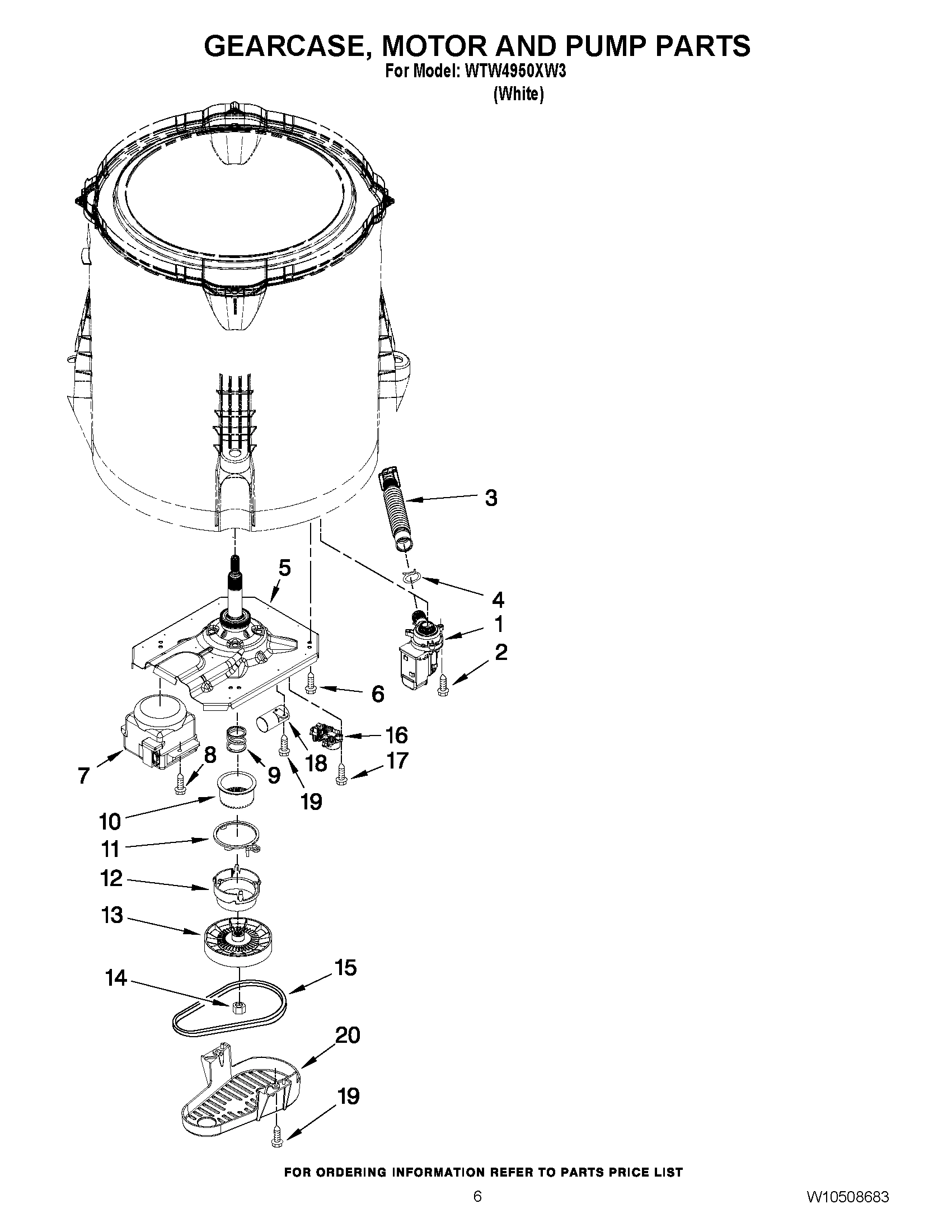 04 - GEARCASE, MOTOR AND PUMP PARTS
