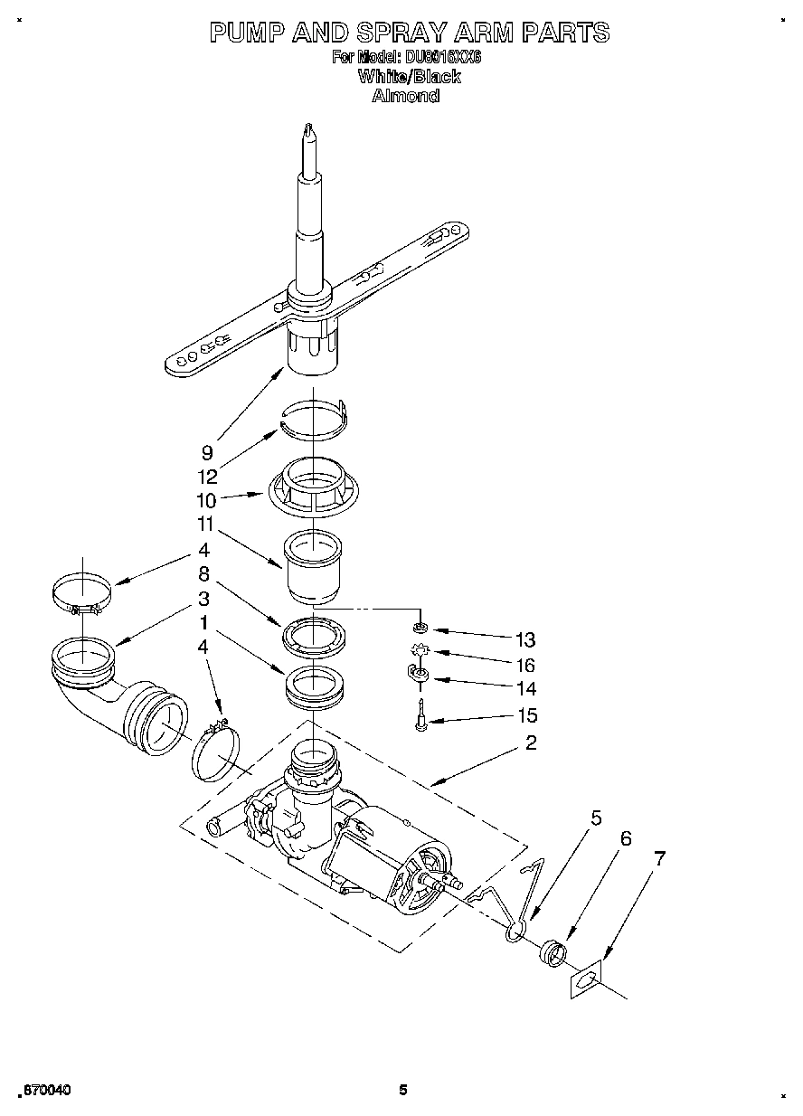 04 - PUMP AND SPRAY ARM