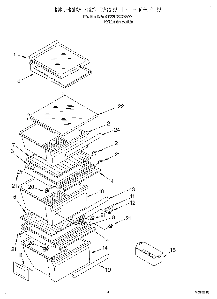 03 - REFRIGERATOR SHELF