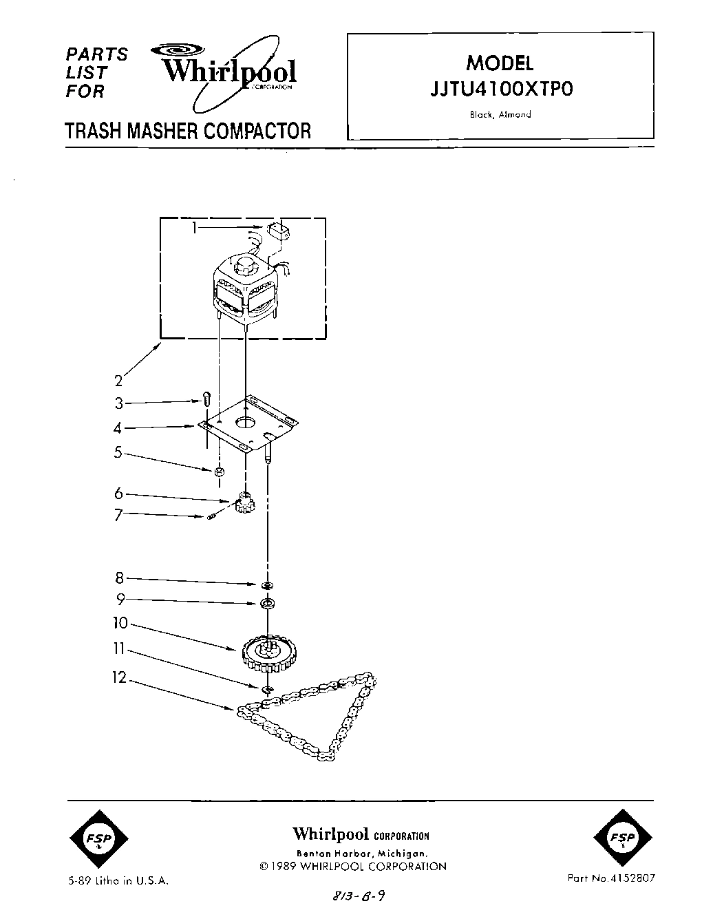 01 - MOTOR AND DRIVE , LIT/OPTIONAL